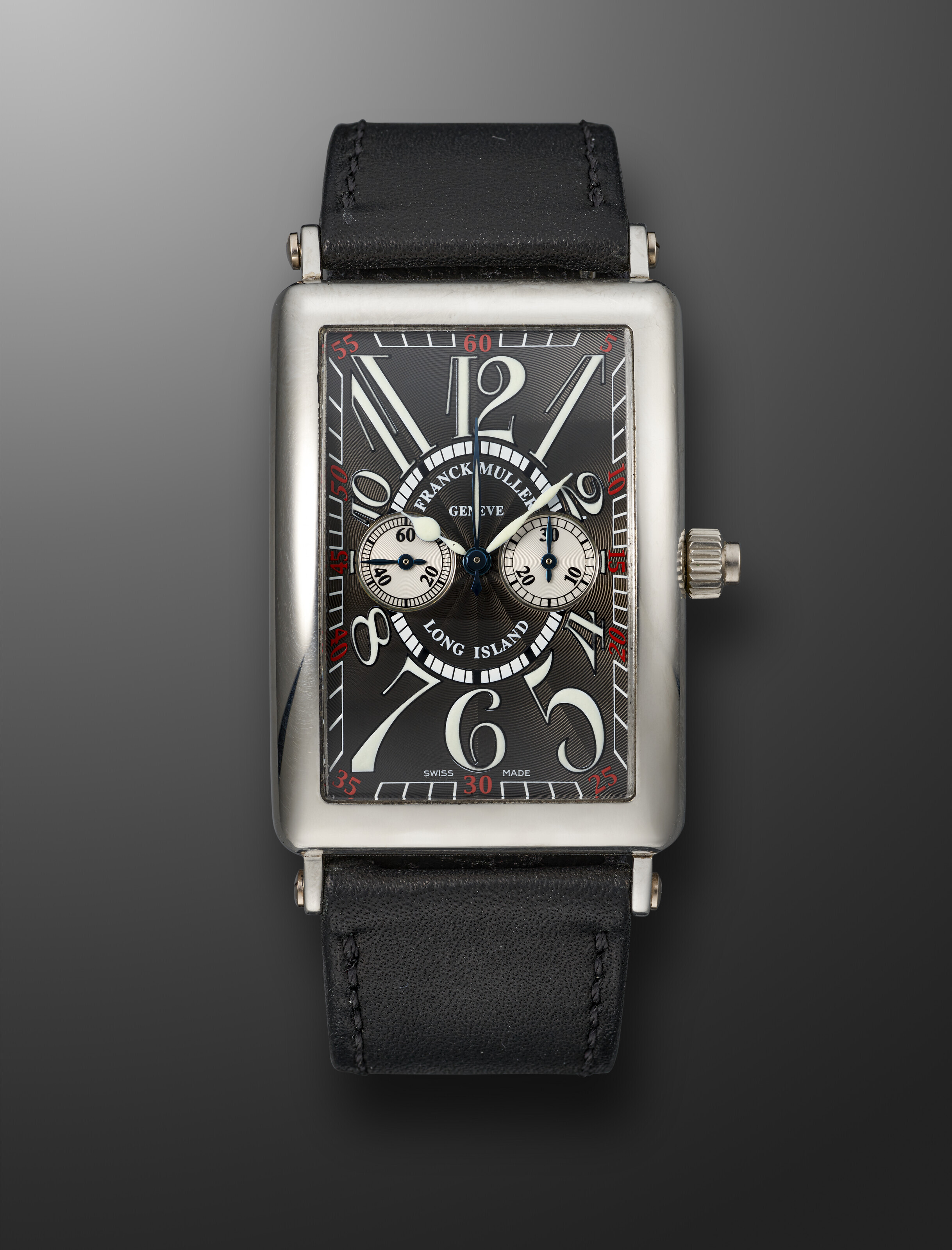 FRANCK MULLER, PLATINUM MONOPUSHER CHRONOGRAPH 'LONG ISLAND', REF