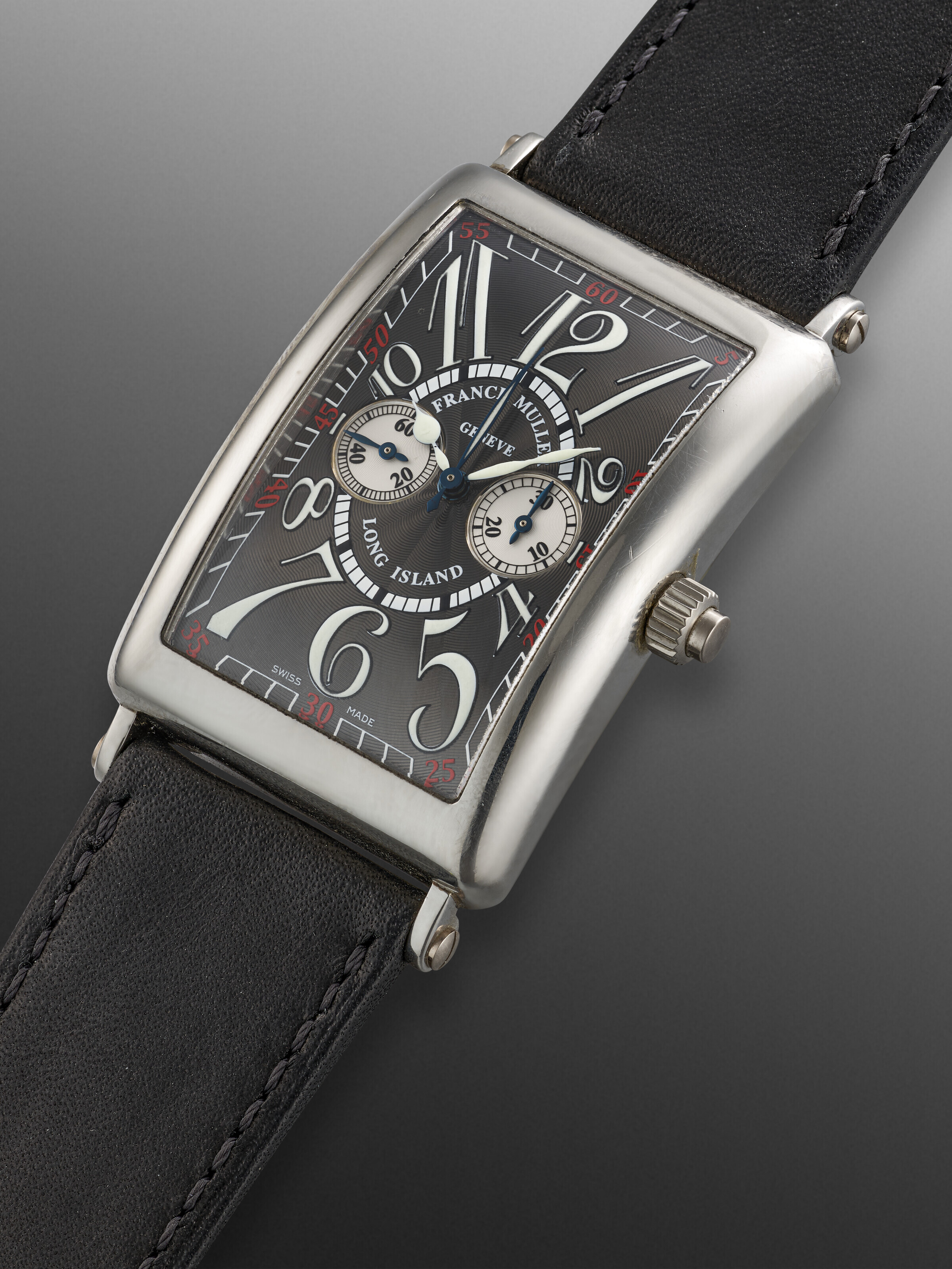 FRANCK MULLER, PLATINUM MONOPUSHER CHRONOGRAPH 'LONG ISLAND', REF