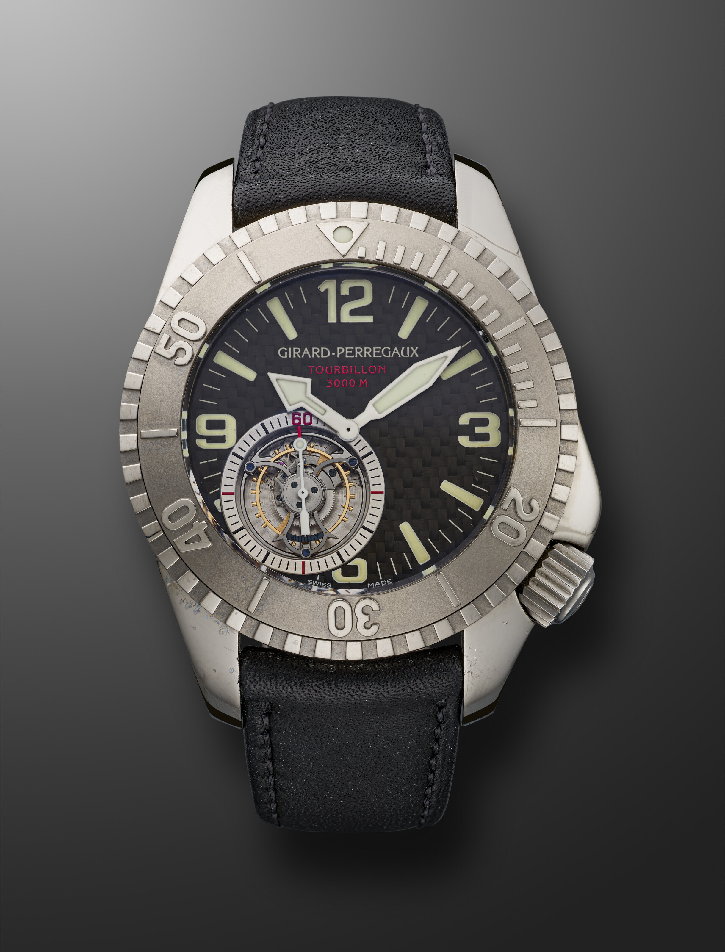 GIRARD-PERREGAUX, LIMITED EDITION TITANIUM FLYING TOURBILLON 'SEA