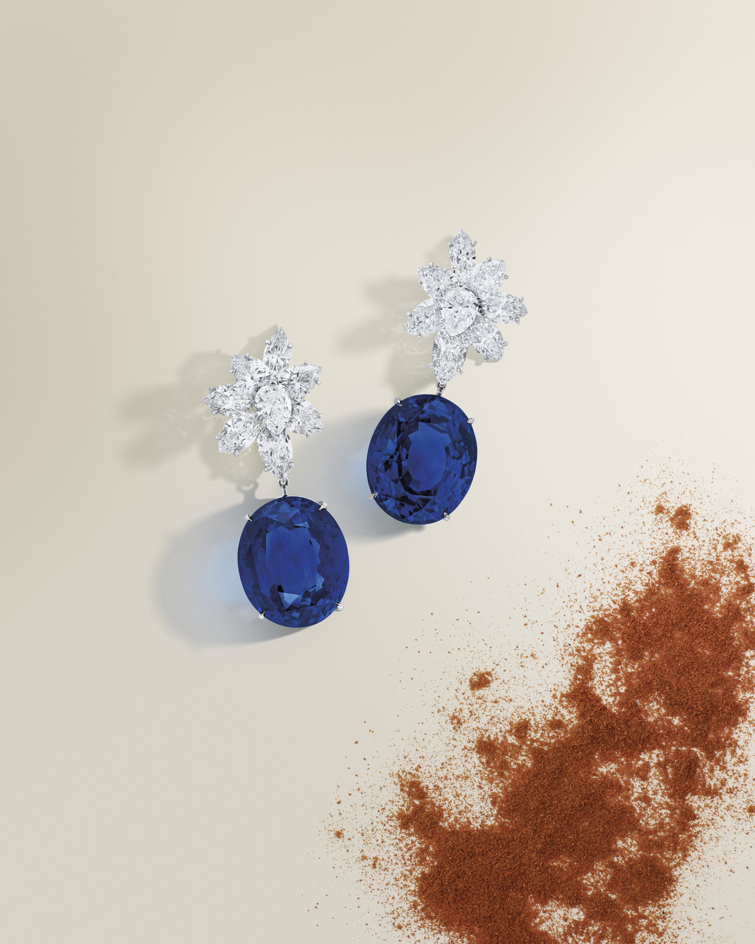 Harry winston sapphire earrings discount