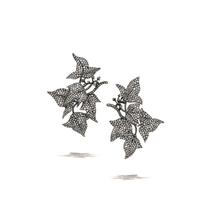 JAR DIAMOND 'IVY LEAVE' EARRINGS | Christie's