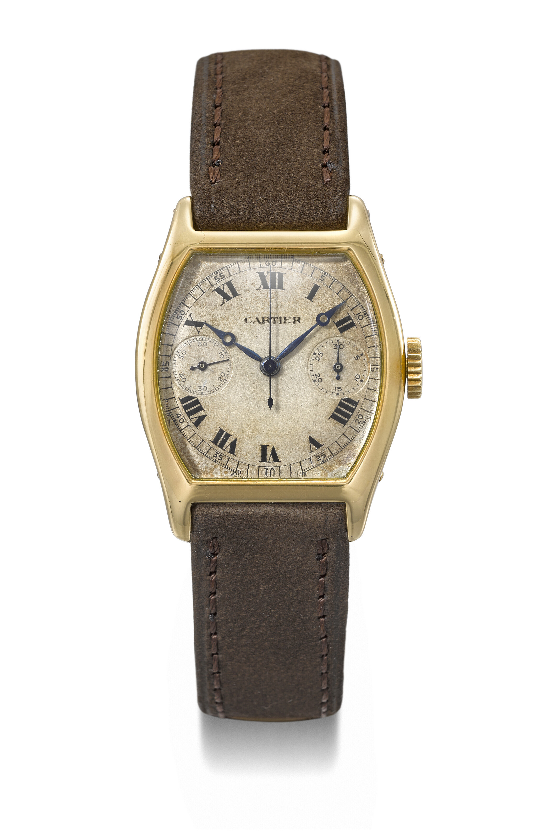 Cartier watch discount 18k 95336 d988