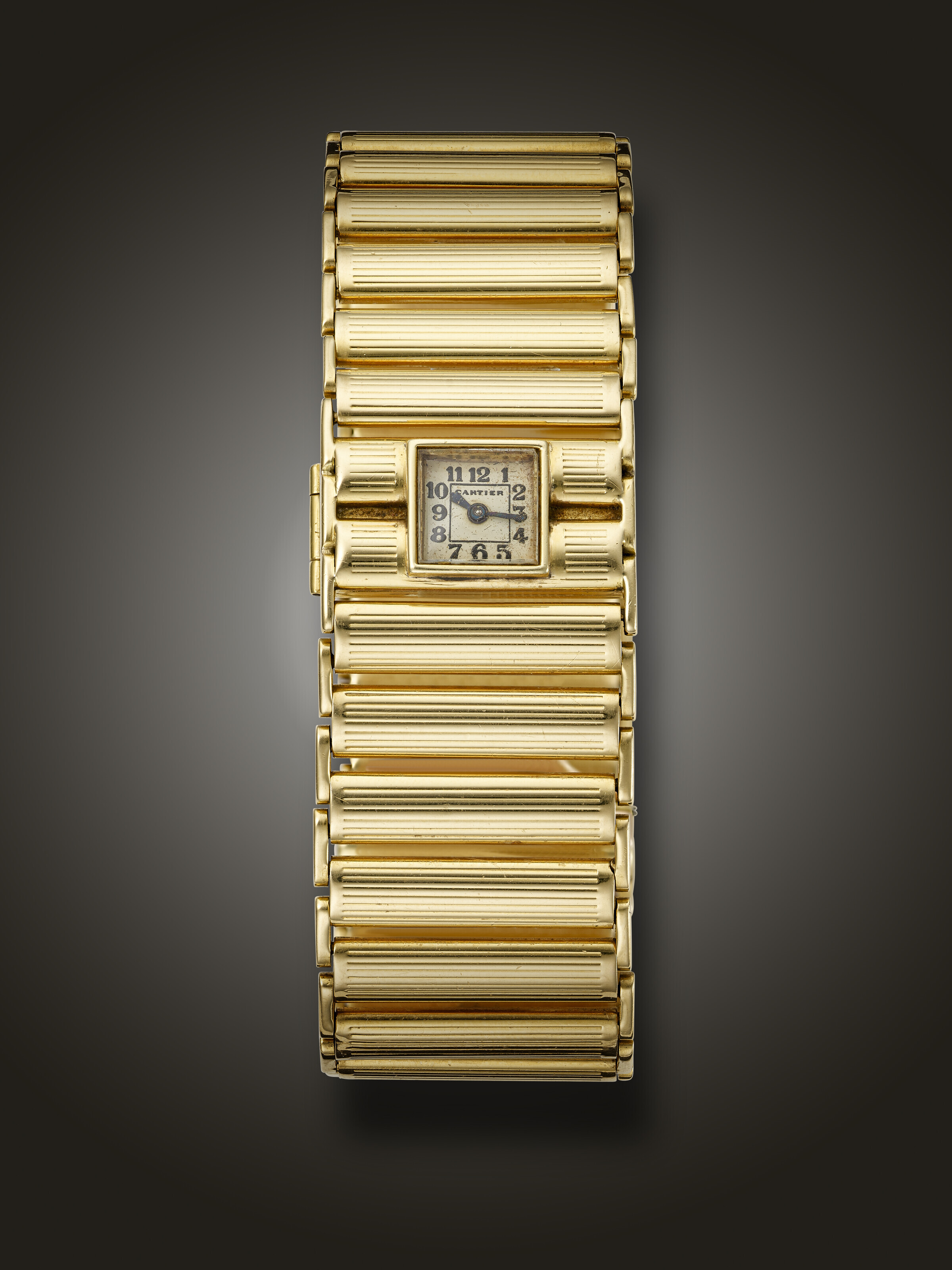 LETICIA レチシア　O-VALLETTA(Gold) CARTIER, YELLOW GOLD BRACELET WRISTWATCH, | Christie's