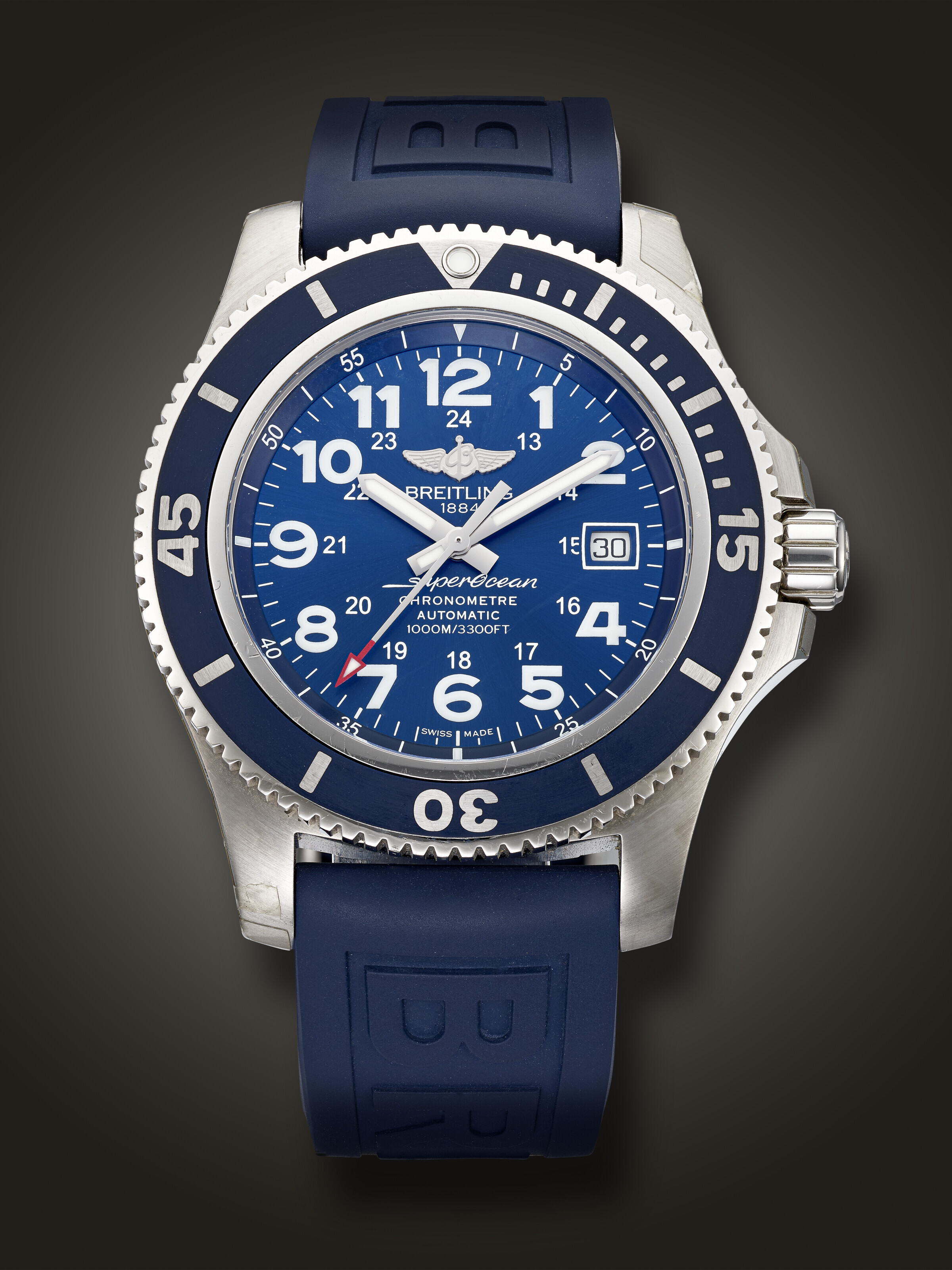 BREITLING STAINLESS STEEL SUPEROCEAN II REF. A17392 Christie s
