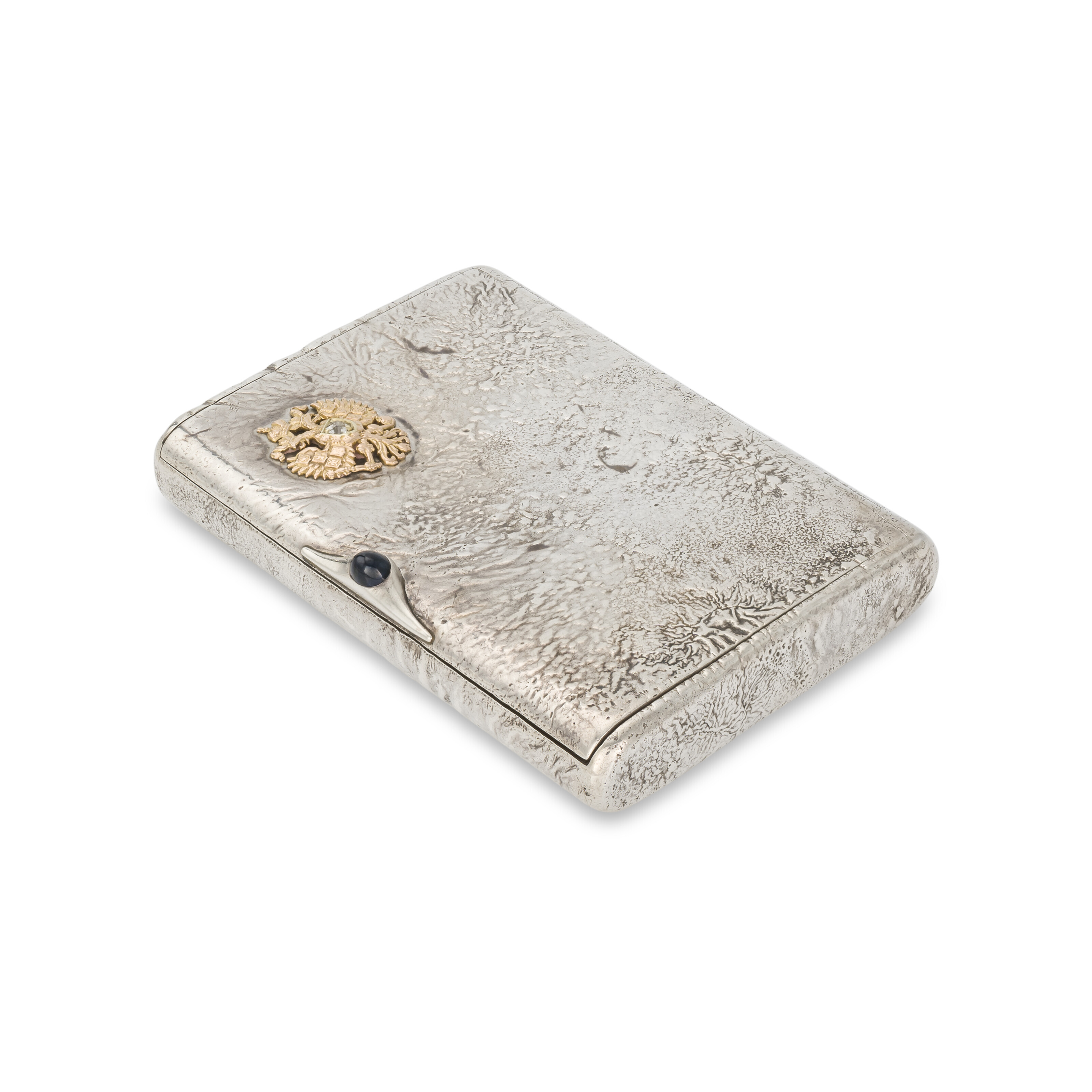 EARLY 20TH CENTURY SILVER CASE WITH SAMORODOK FINISH, | Christie's