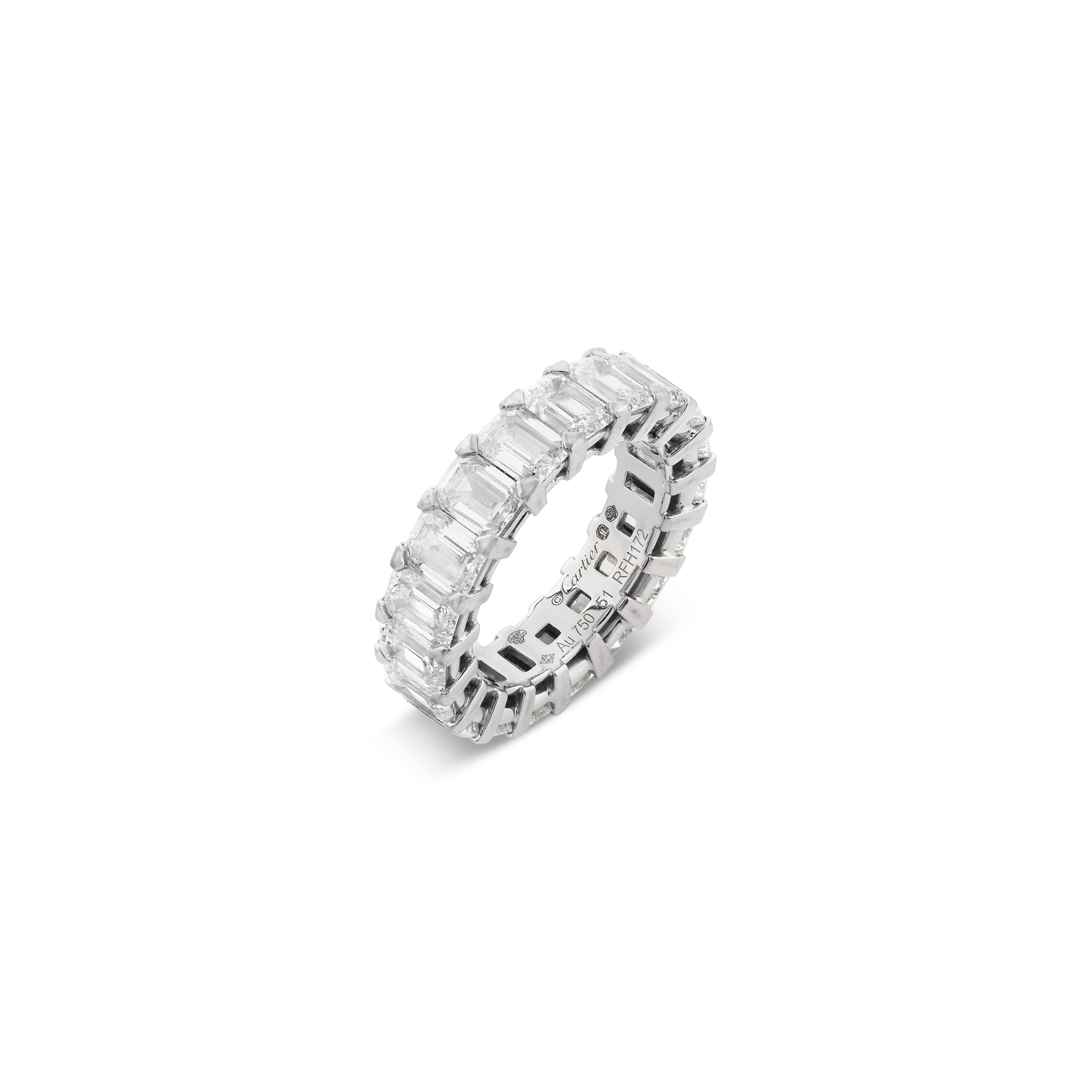 Cartier baguette diamond ring hotsell