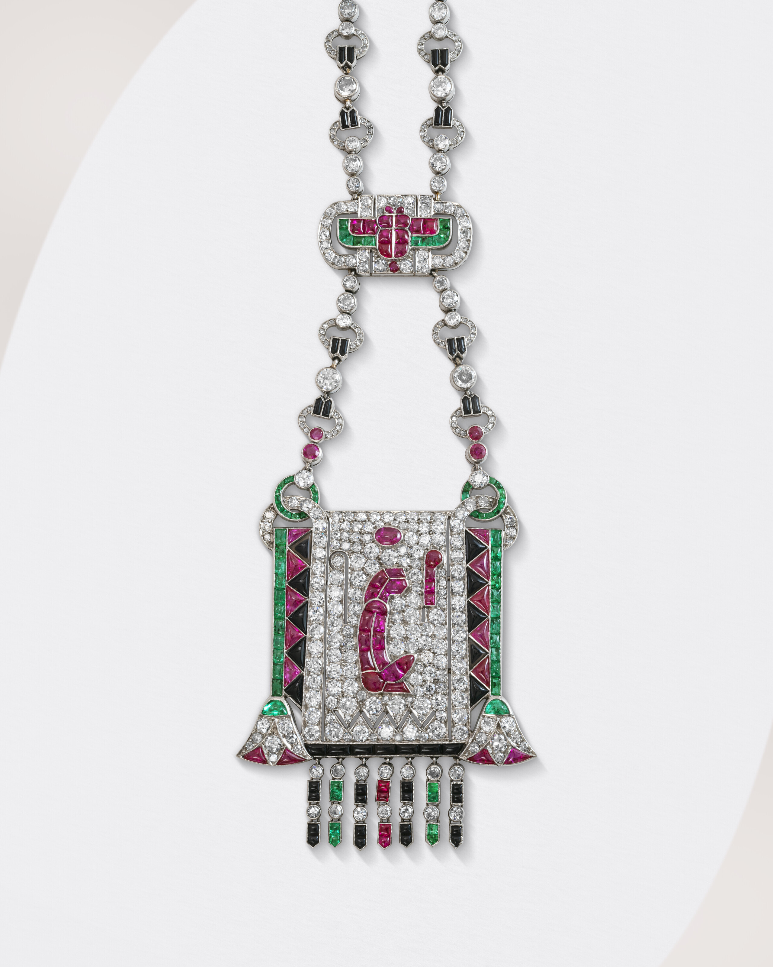 EXCEPTIONALLY RARE VAN CLEEF & ARPELS ART DECO EGYPTIAN