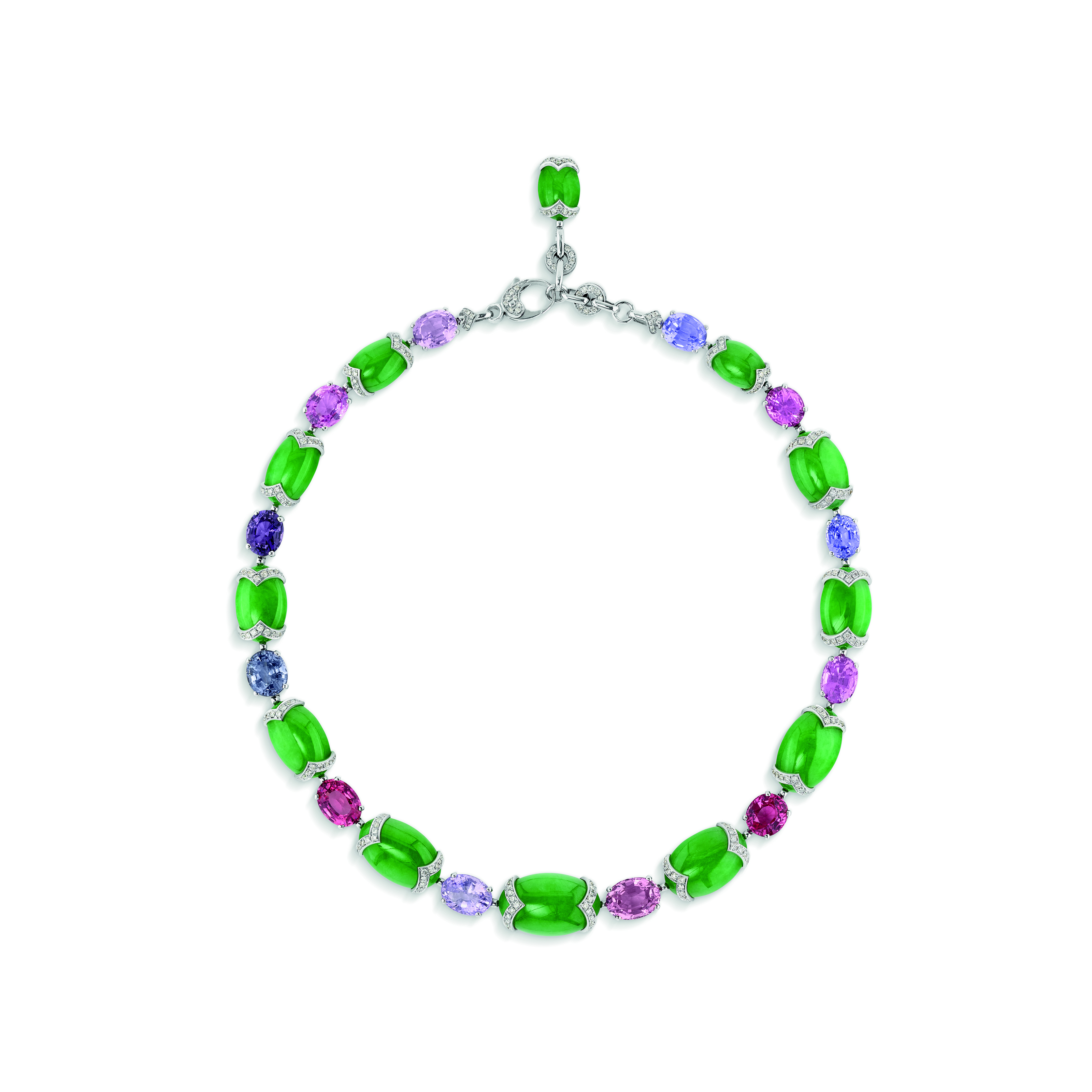 A Bulgari multi-gem and diamond necklace. Size/dimensions: 47.0 cm. Sold for CHF189,000 on 12 May 2023 at Christie’s in Geneva