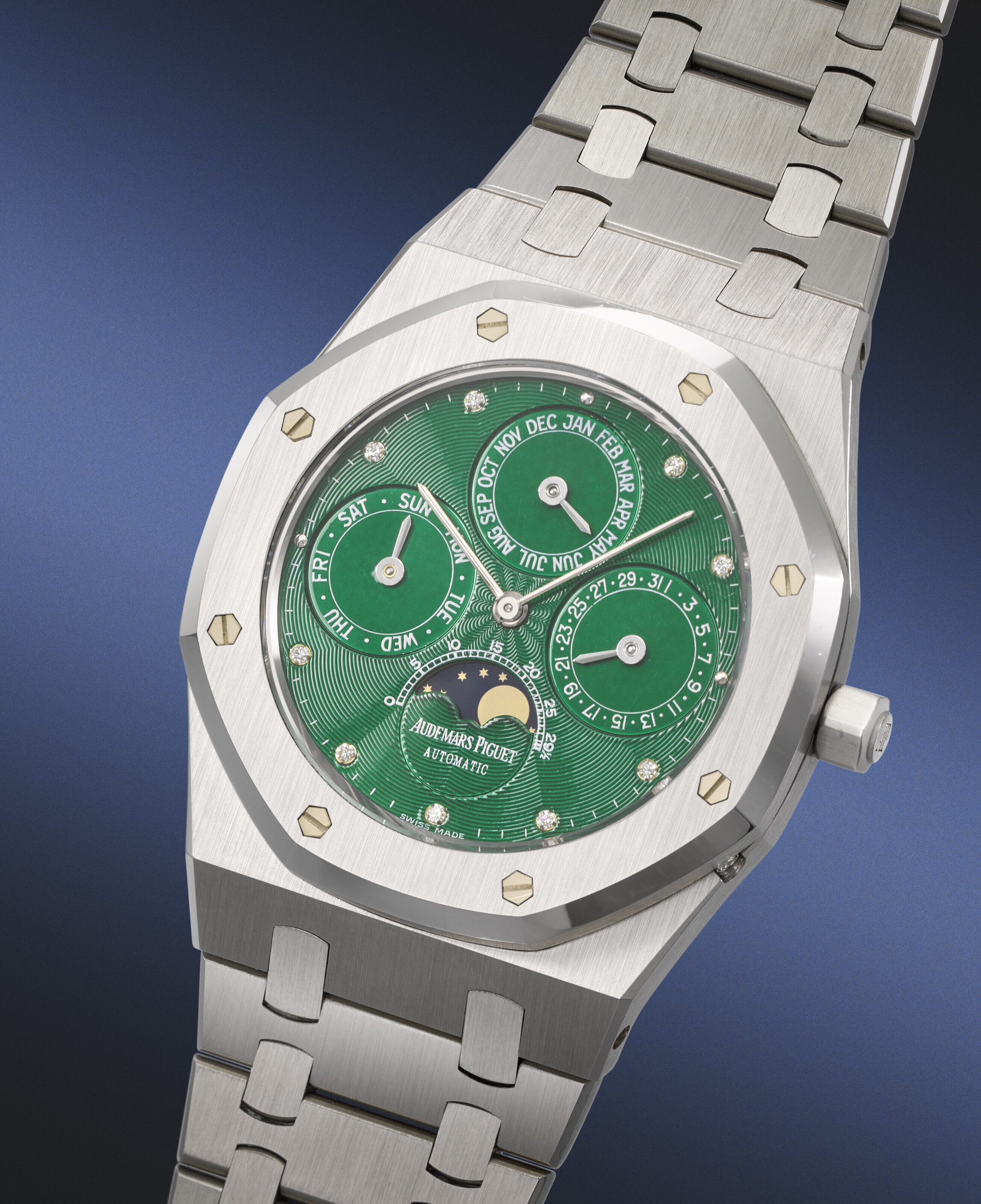 Ap perpetual calendar green dial store