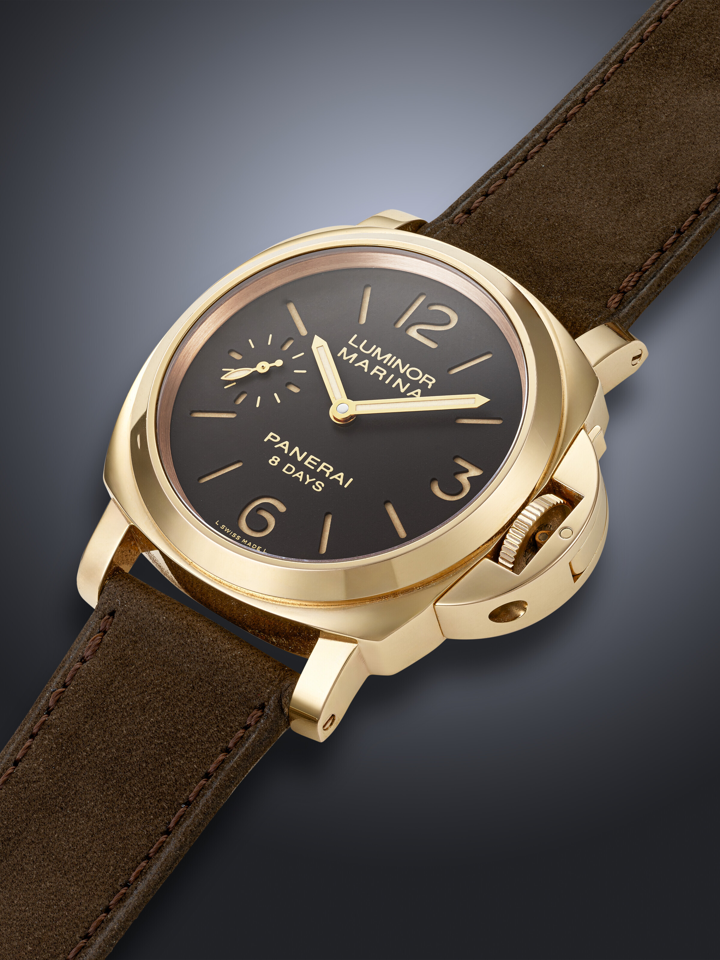 PANERAI LIMITED EDITION PINK GOLD LUMINOR NO. 442 500 REF