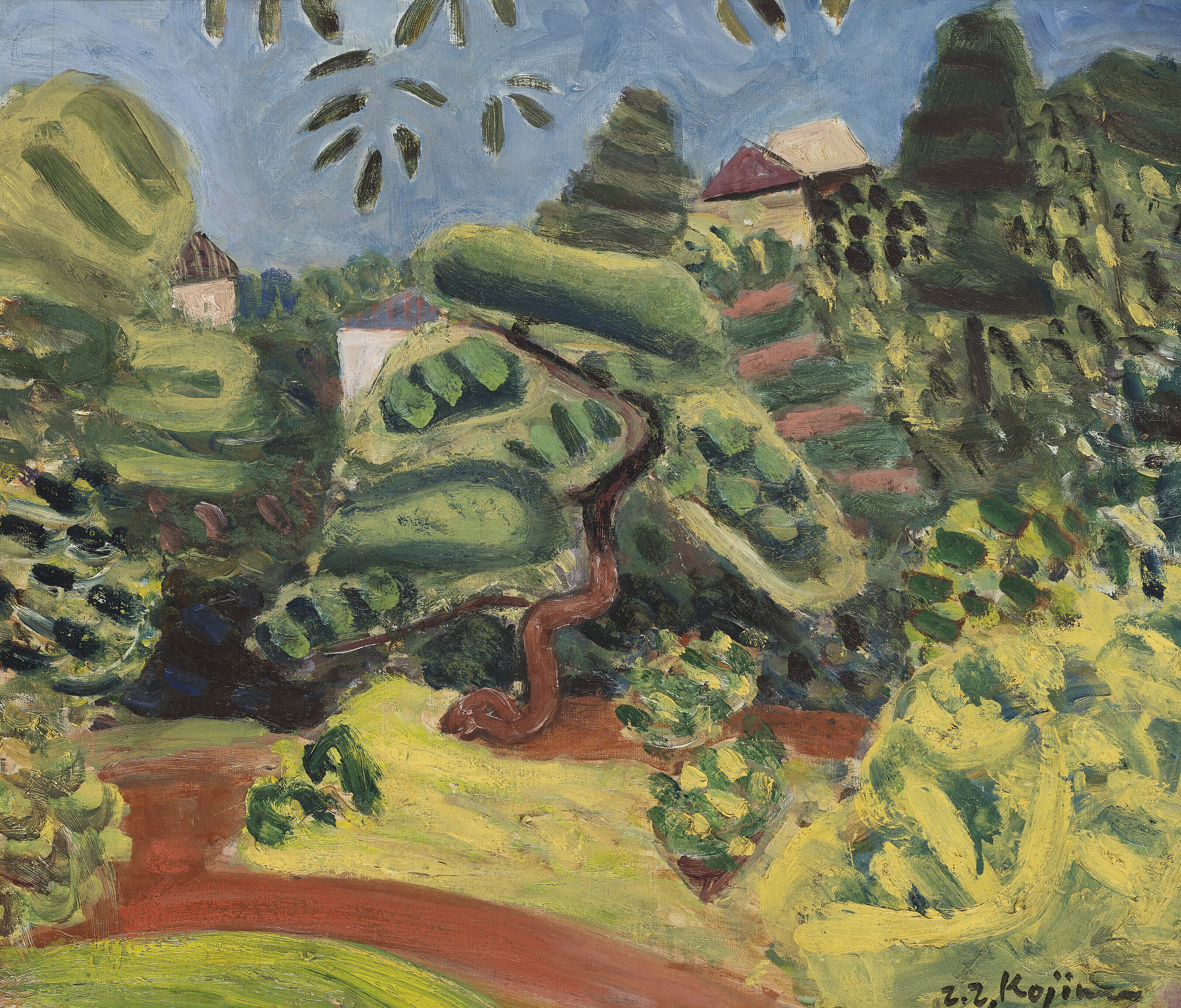 ZENZABURO KOJIMA (1893-1962), Pine Trees in a Garden | Christie's