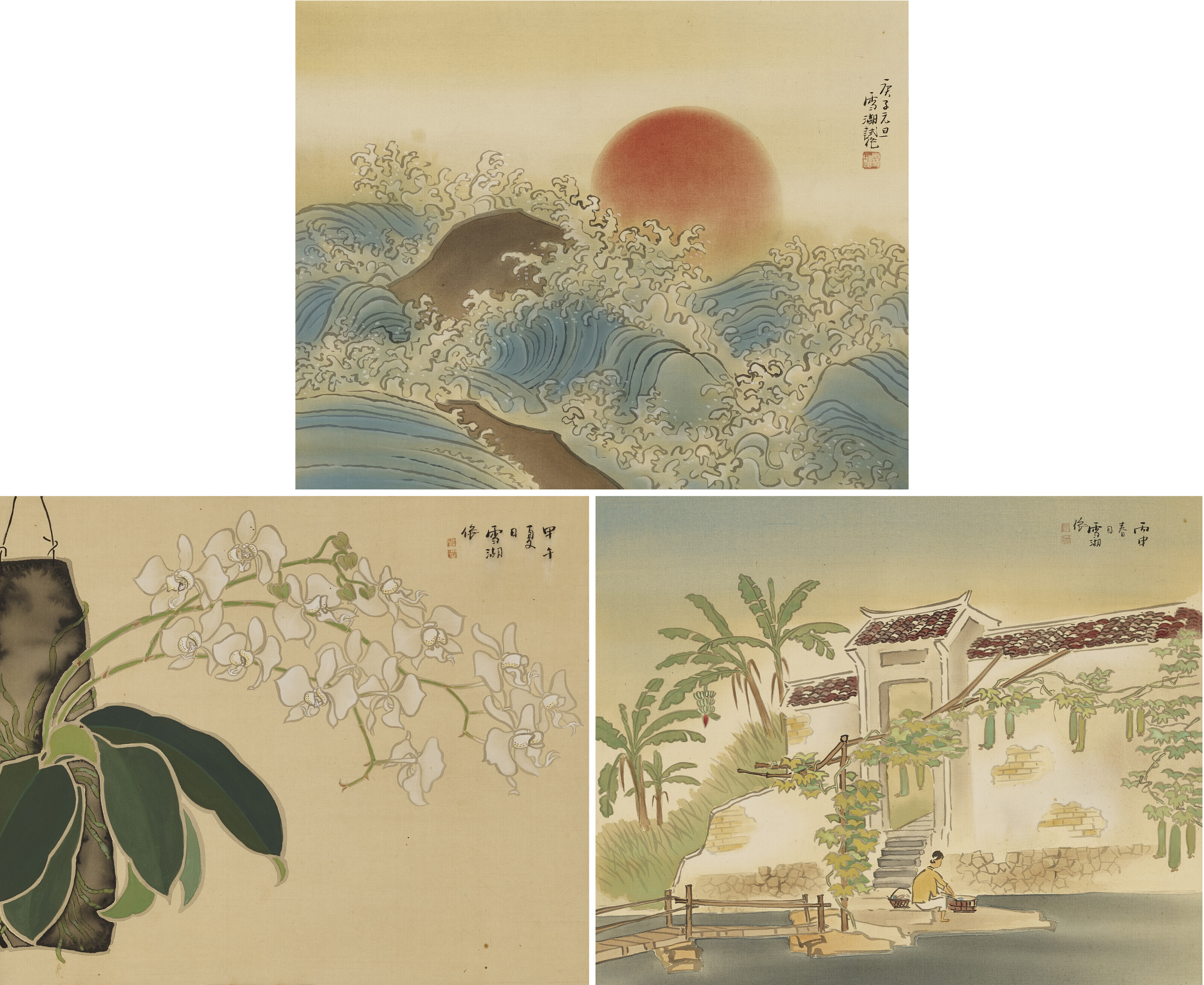 と*し様 【原画】H.TURPIN 風景画　2012年11cm×11cm image?src=Images/live/2019-08/
