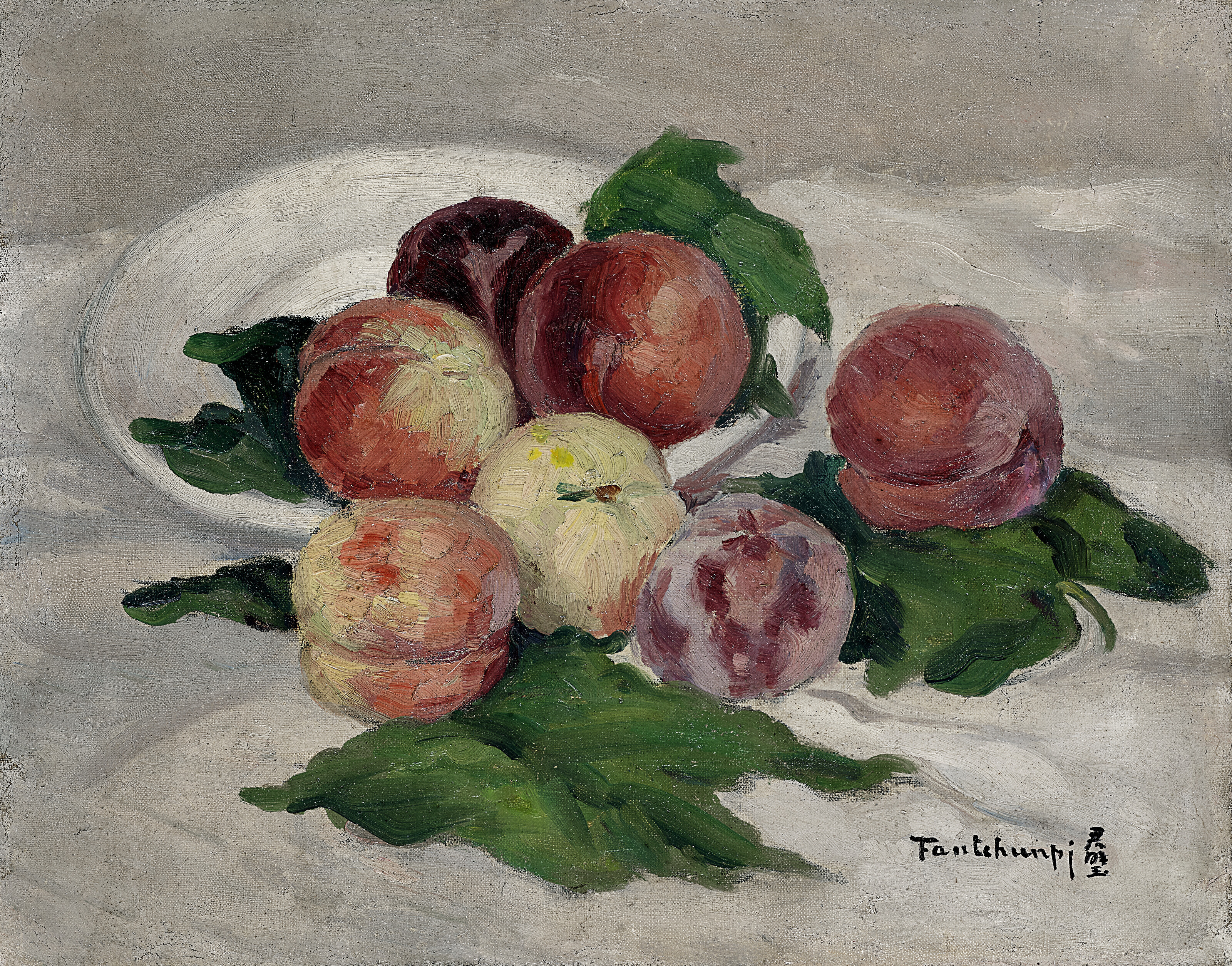 FAN TCHUNPI (FANG JUNBI, 1898-1986), Peaches | Christie's