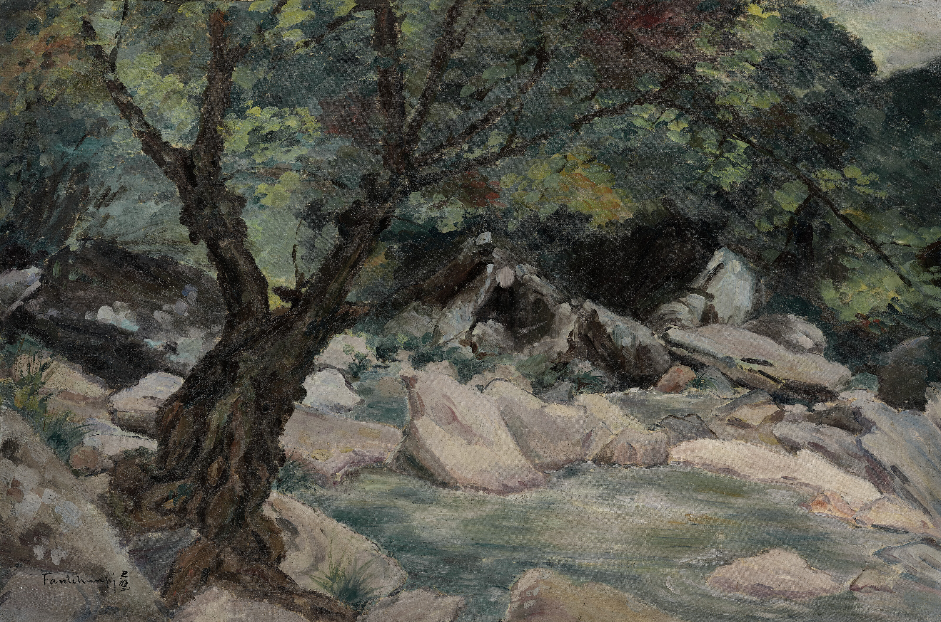 ZENZABURO KOJIMA (1893-1962), Pine Trees in a Garden | Christie's