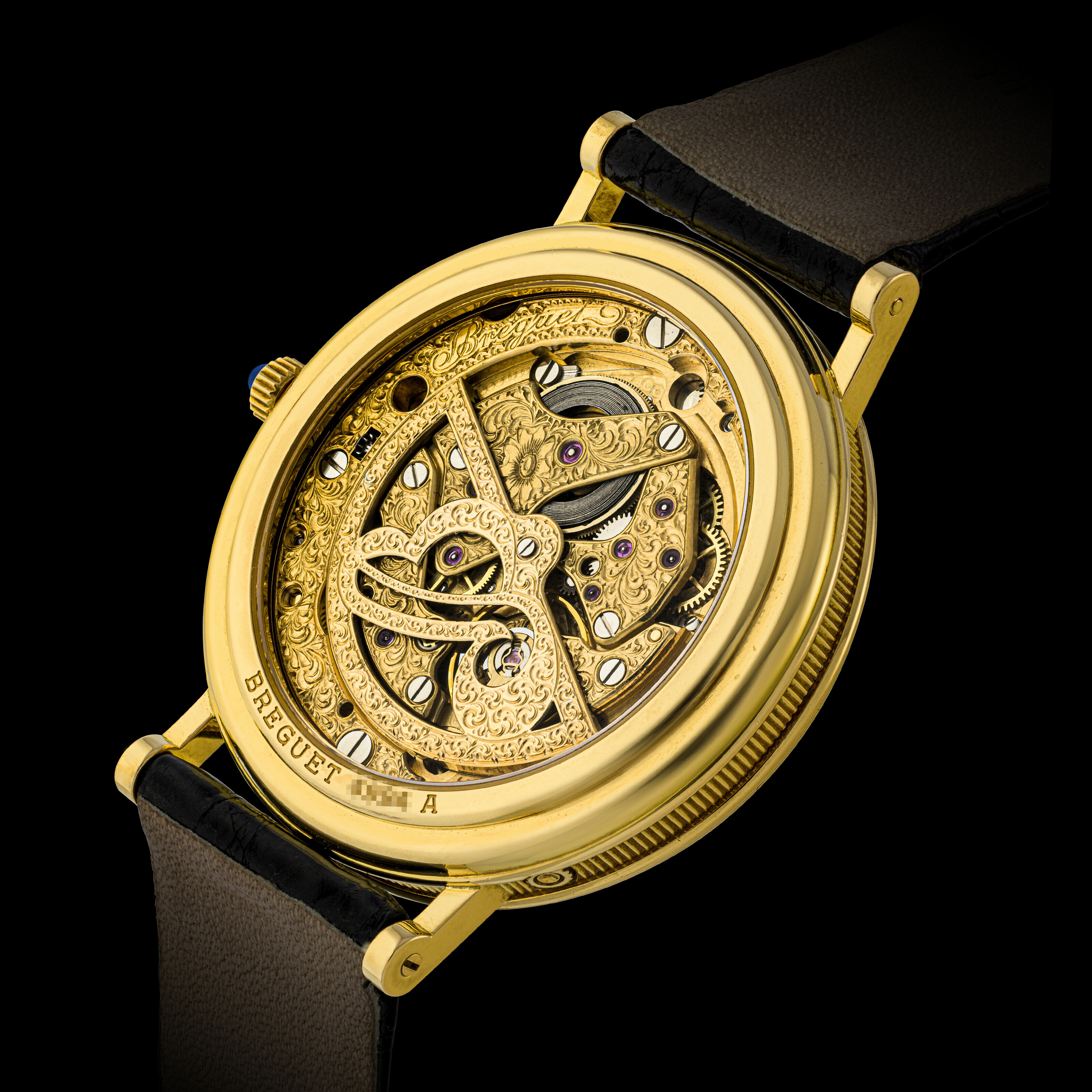 BREGUET GOLD CLASSIQUE WITH POWER RESERVE DATE AND MOON PHASES