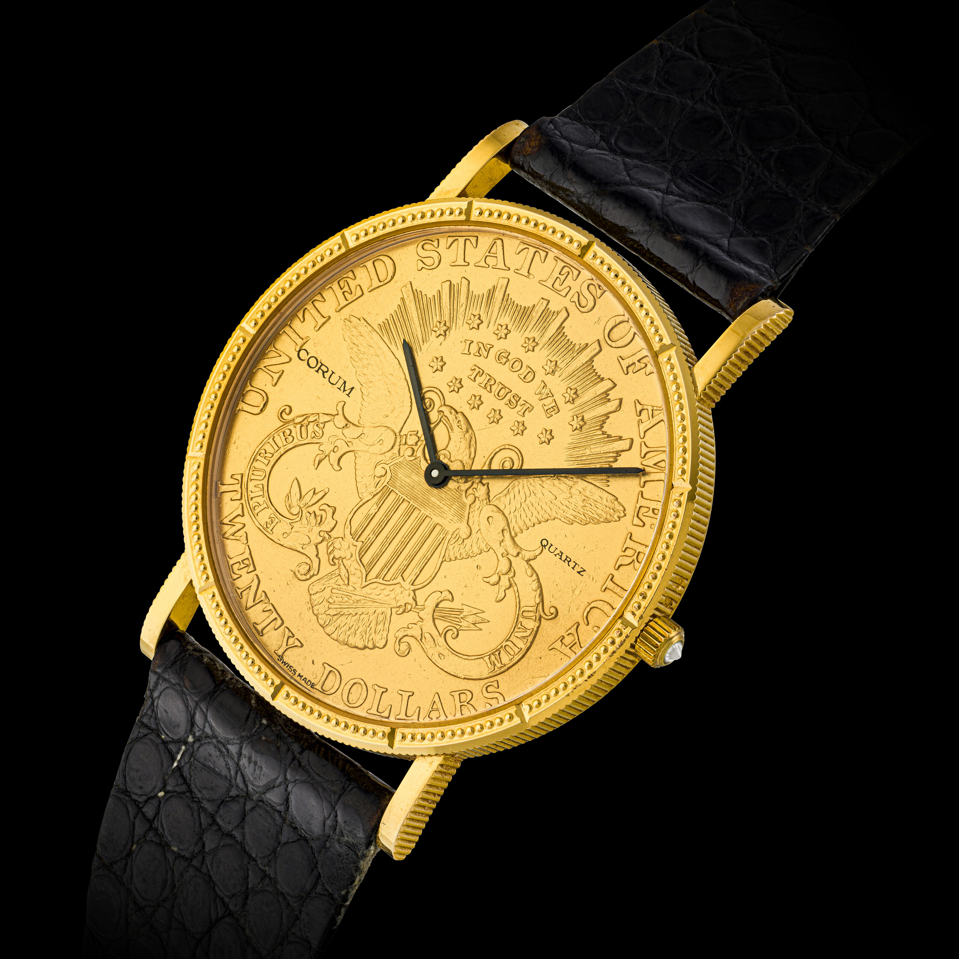CORUM 置時計 稼働品　非売品レア Corum Watch Ten Dollar American Gold Coin 1882 - Timekeepersclayton