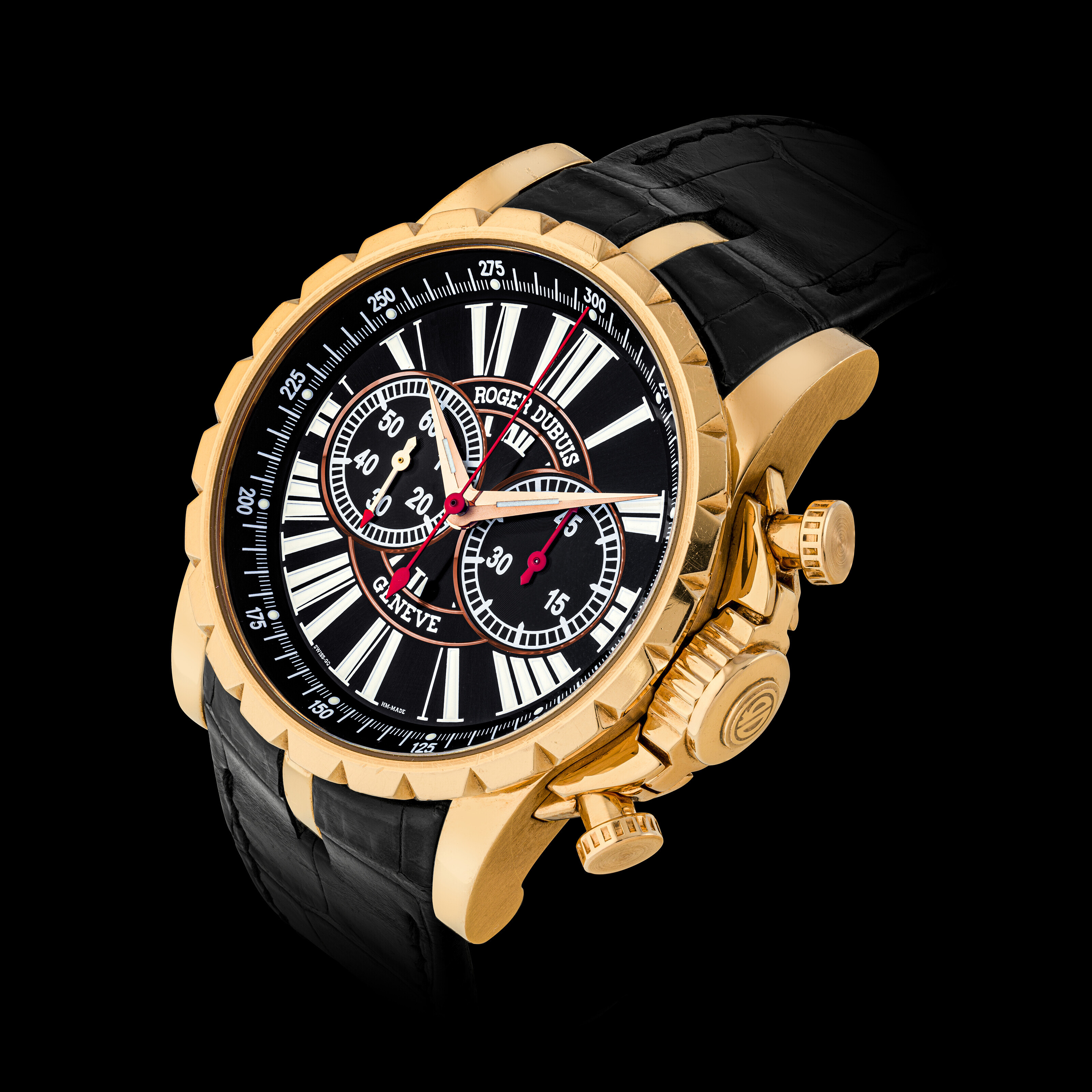 ROGER DUBUIS LIMITED EDITION OF 28 PIECES PINK GOLD EXCALIBUR CHRONOGRAPH Christie s