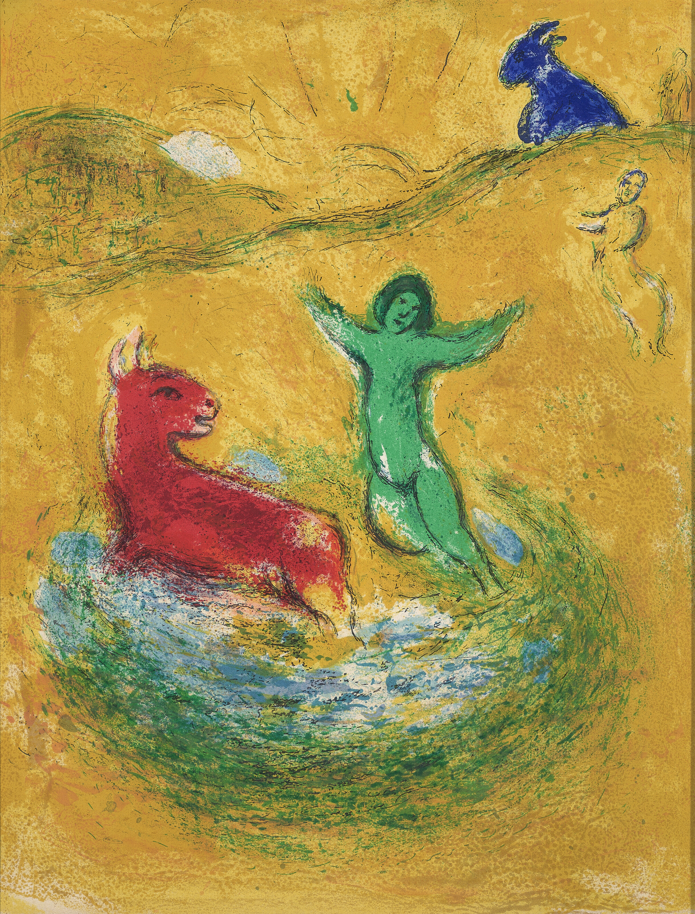 MARC CHAGALL (1887-1985), Le piège à loups (The Wolf Pit), from