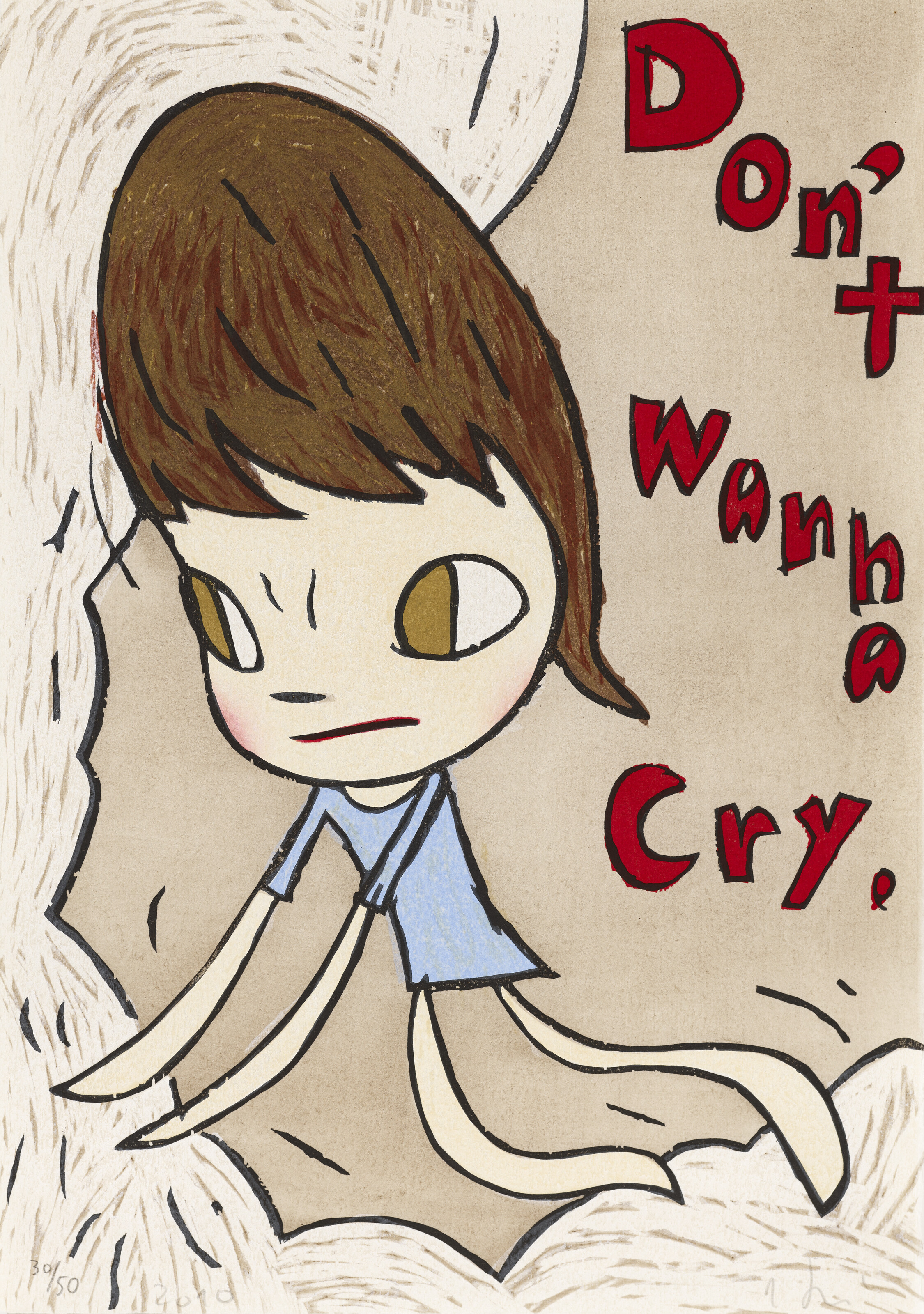 奈良美智(1959 年生), Don't Wanna Cry | Christie's
