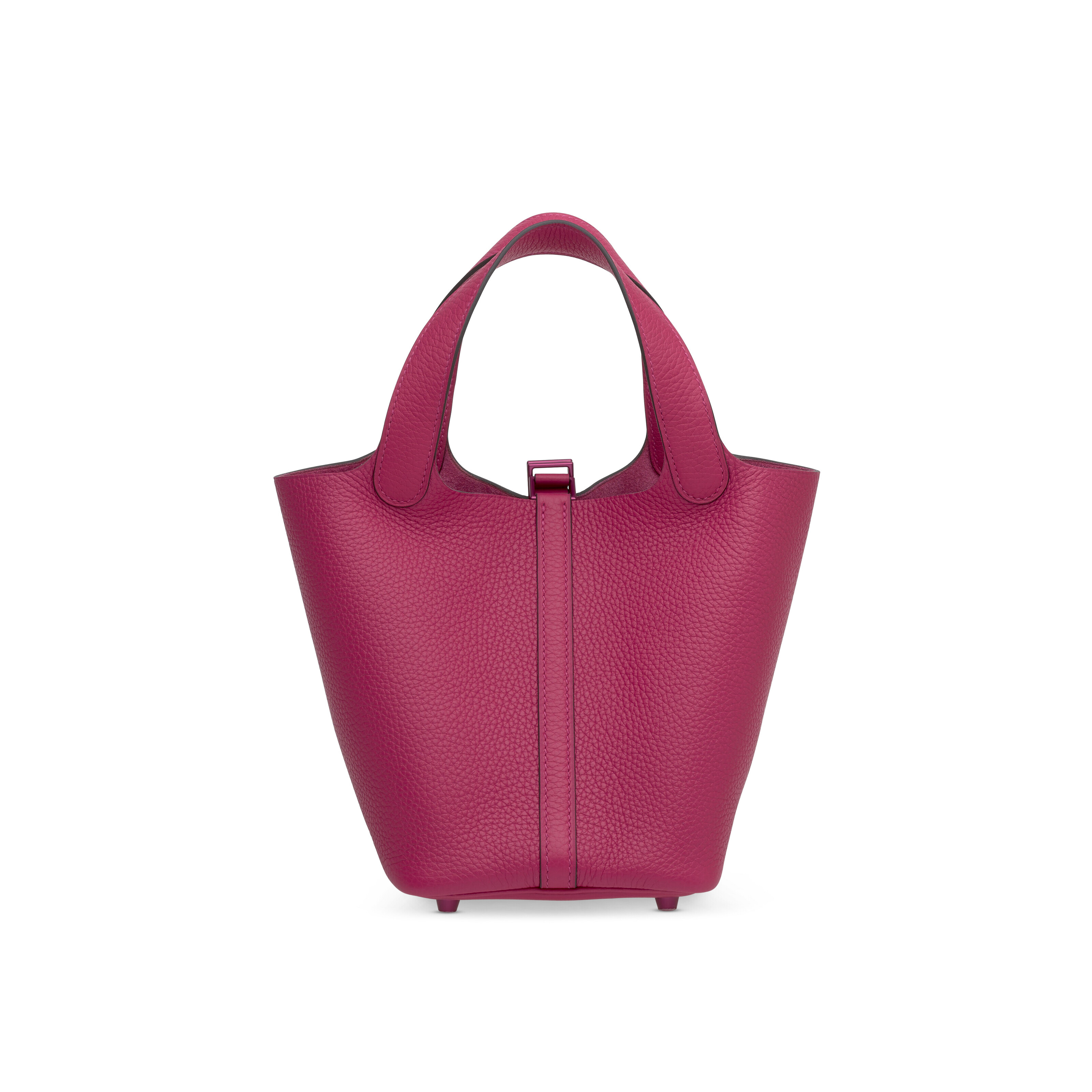 A LIMITED EDITION ROSE MEXICO CLÉMENCE LEATHER PICOTIN LOCK