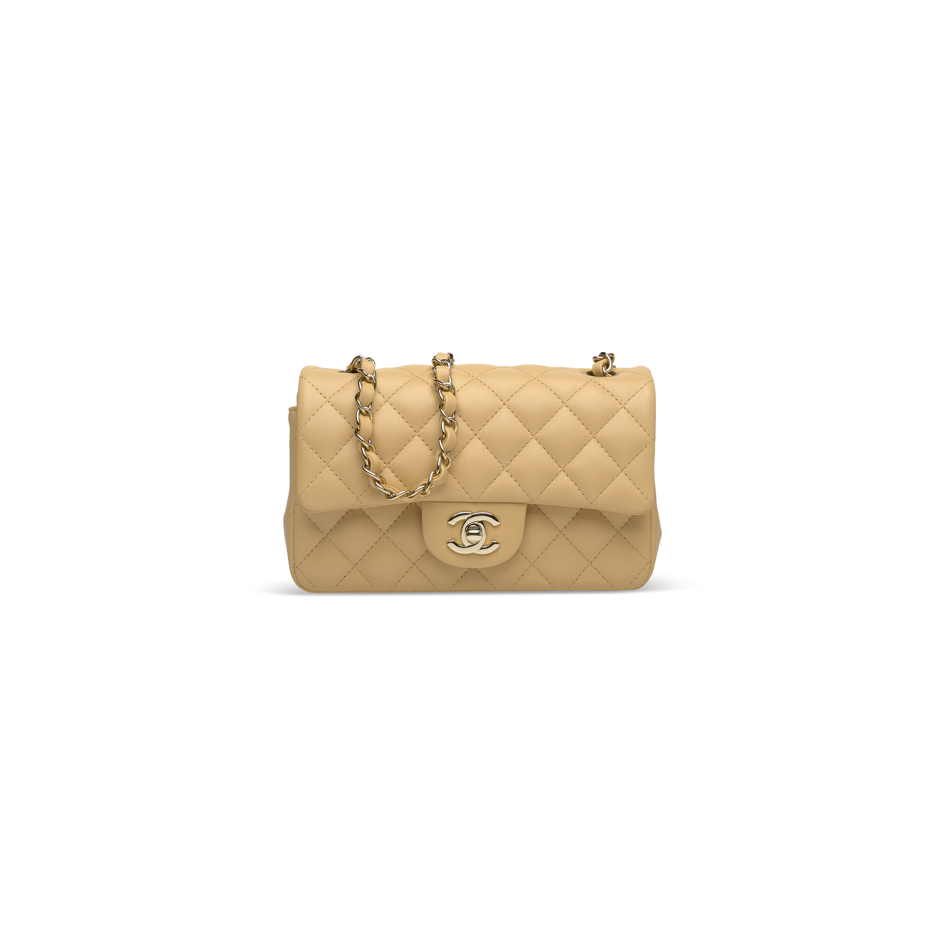 Chanel 2025 Bag 28cm Beige Calfskin 318241