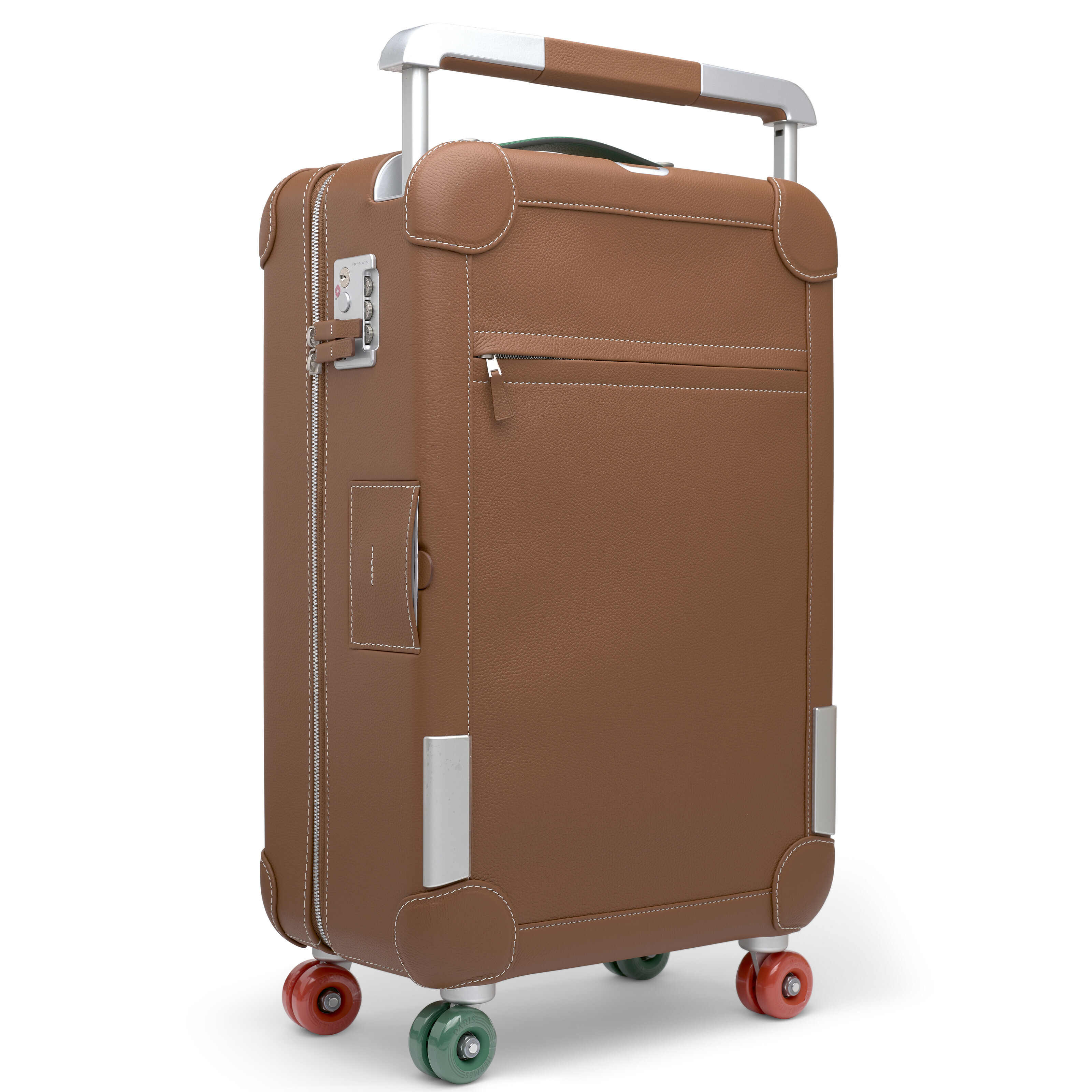 Leather cabin suitcase 2025
