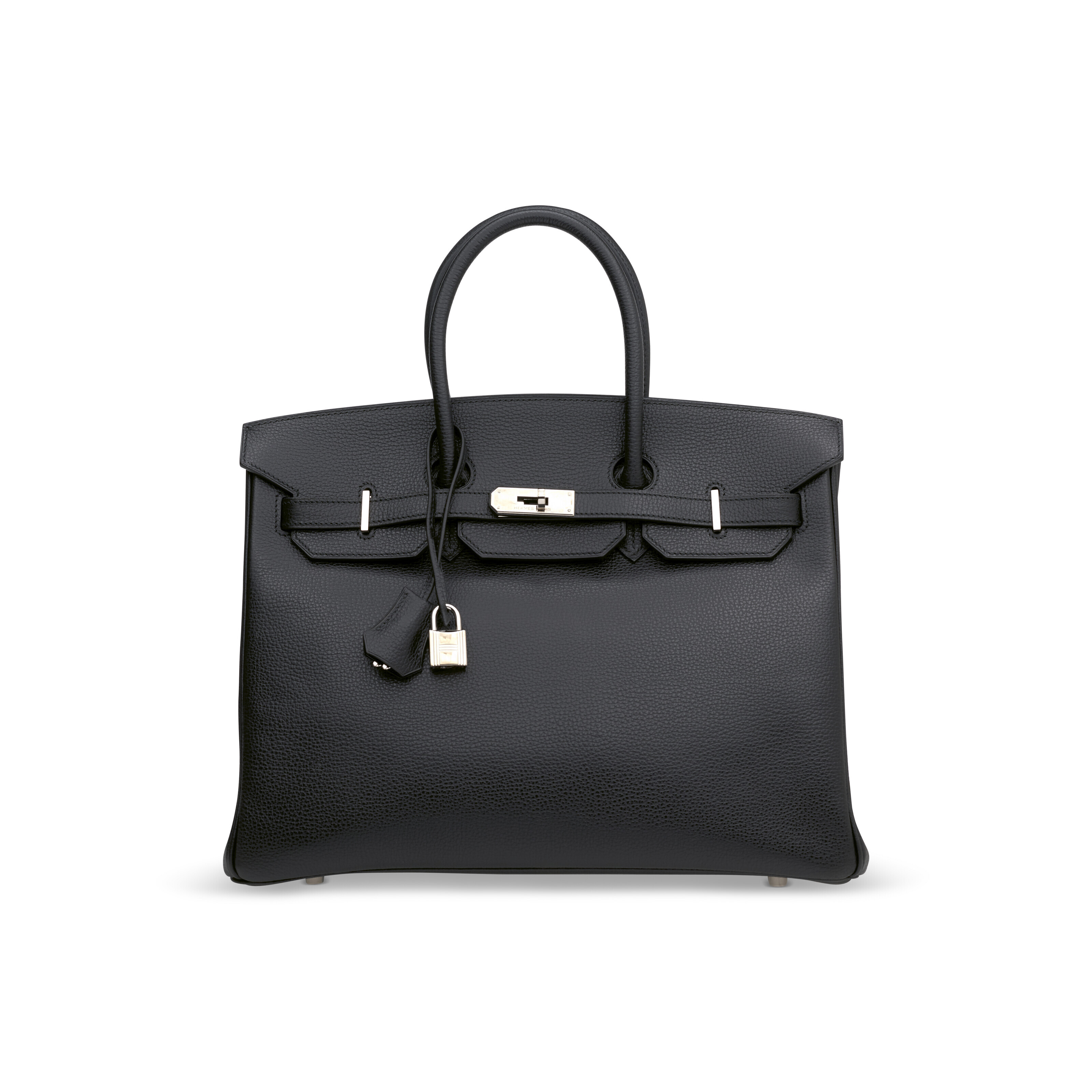 A BLACK FJORD LEATHER BIRKIN 35 WITH PALLADIUM HARDWARE, HERMÈS, 2008