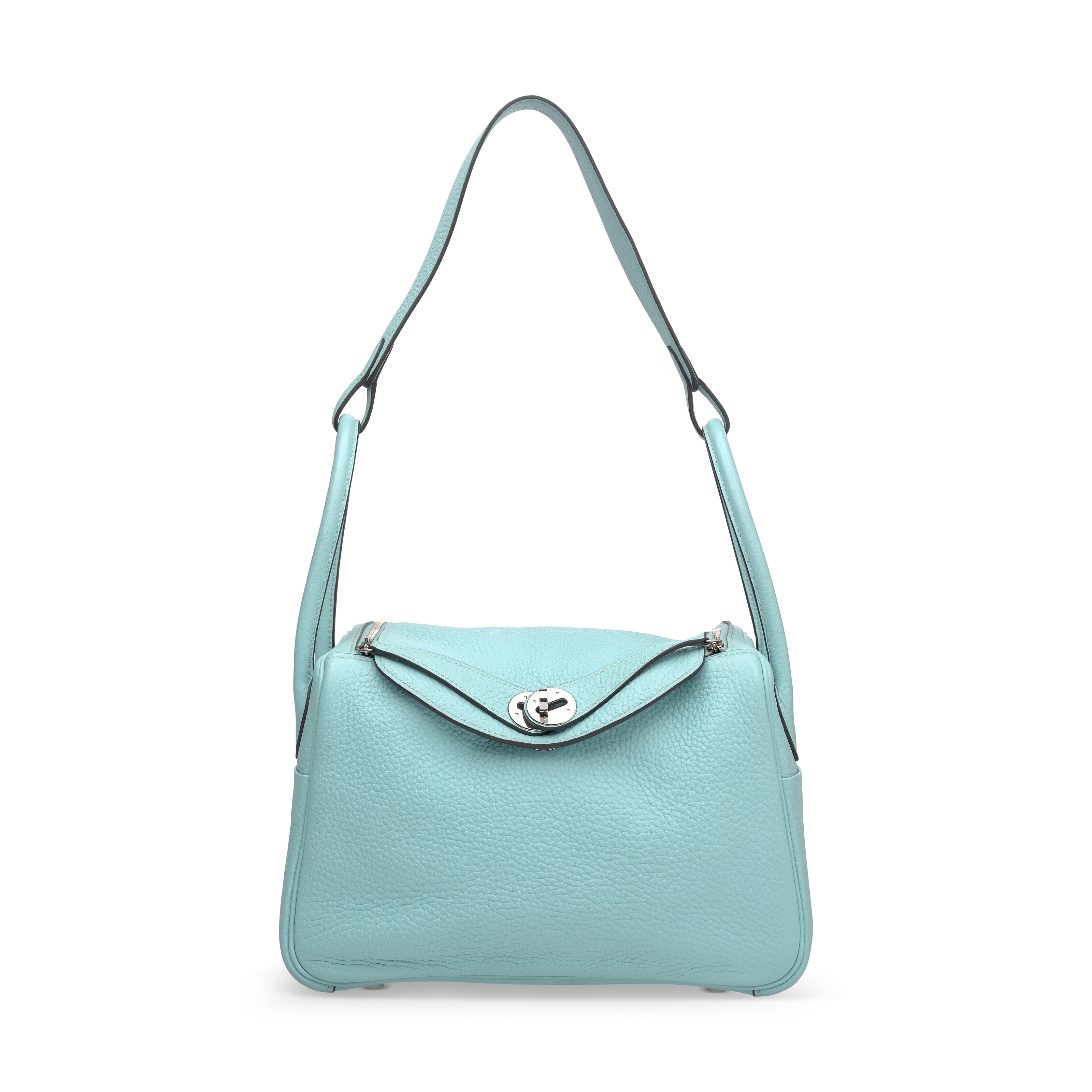 A BLEU ATOLL CLÉMENCE LEATHER LINDY 26 WITH PALLADIUM HARDWARE