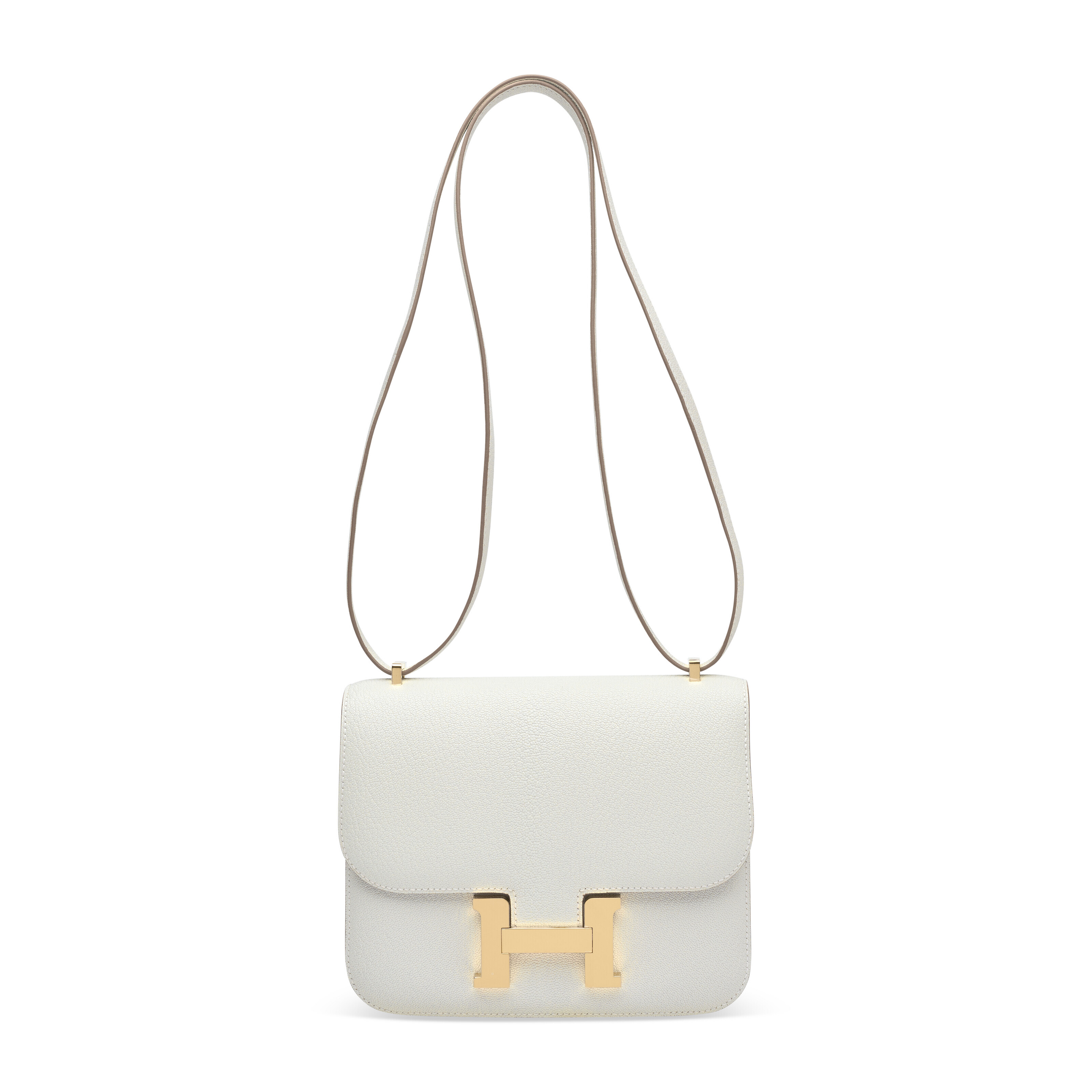 A LIMITED EDITION MUSHROOM & BISCUIT CHÈVRE LEATHER VERSO MINI