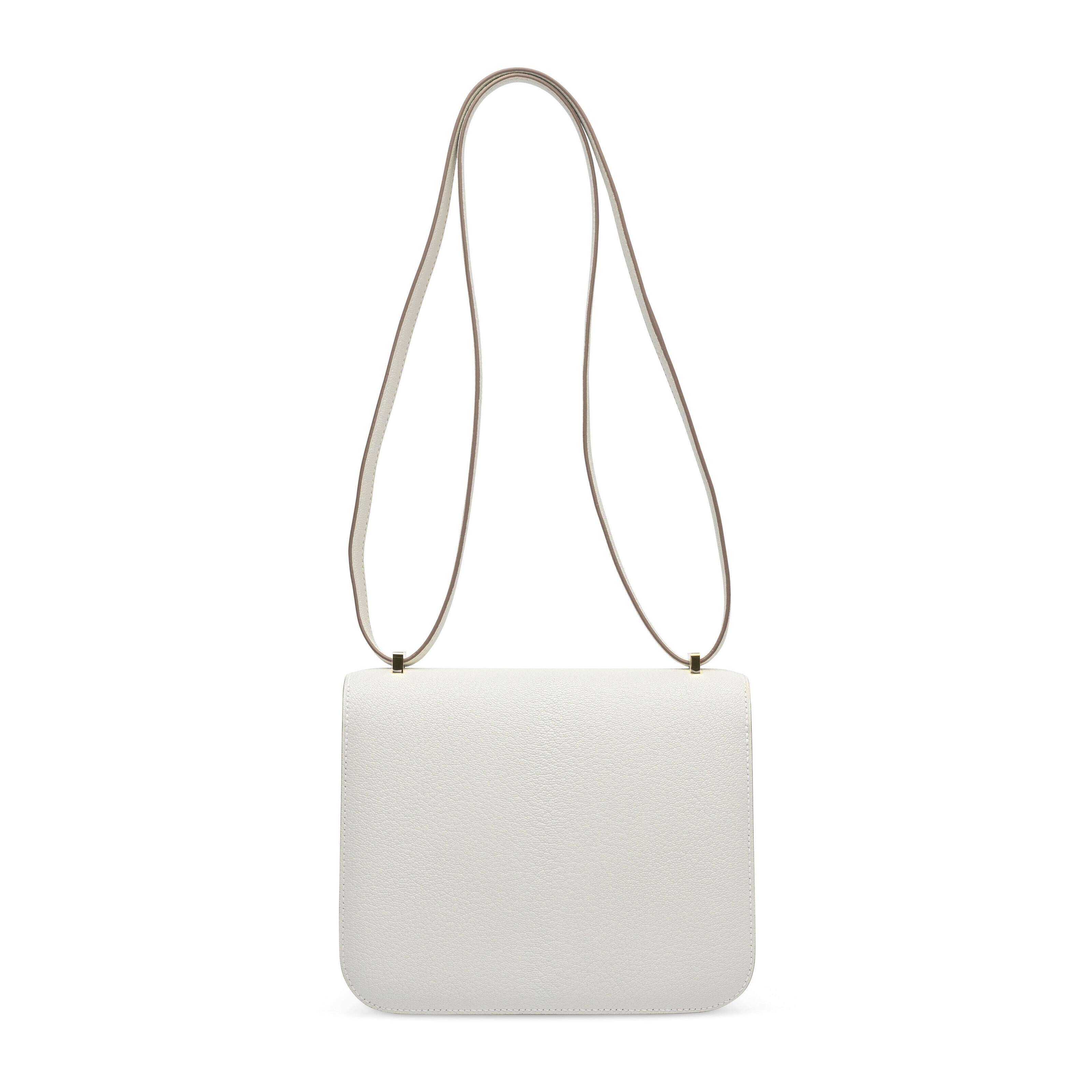 A LIMITED EDITION MUSHROOM & BISCUIT CHÈVRE LEATHER VERSO MINI
