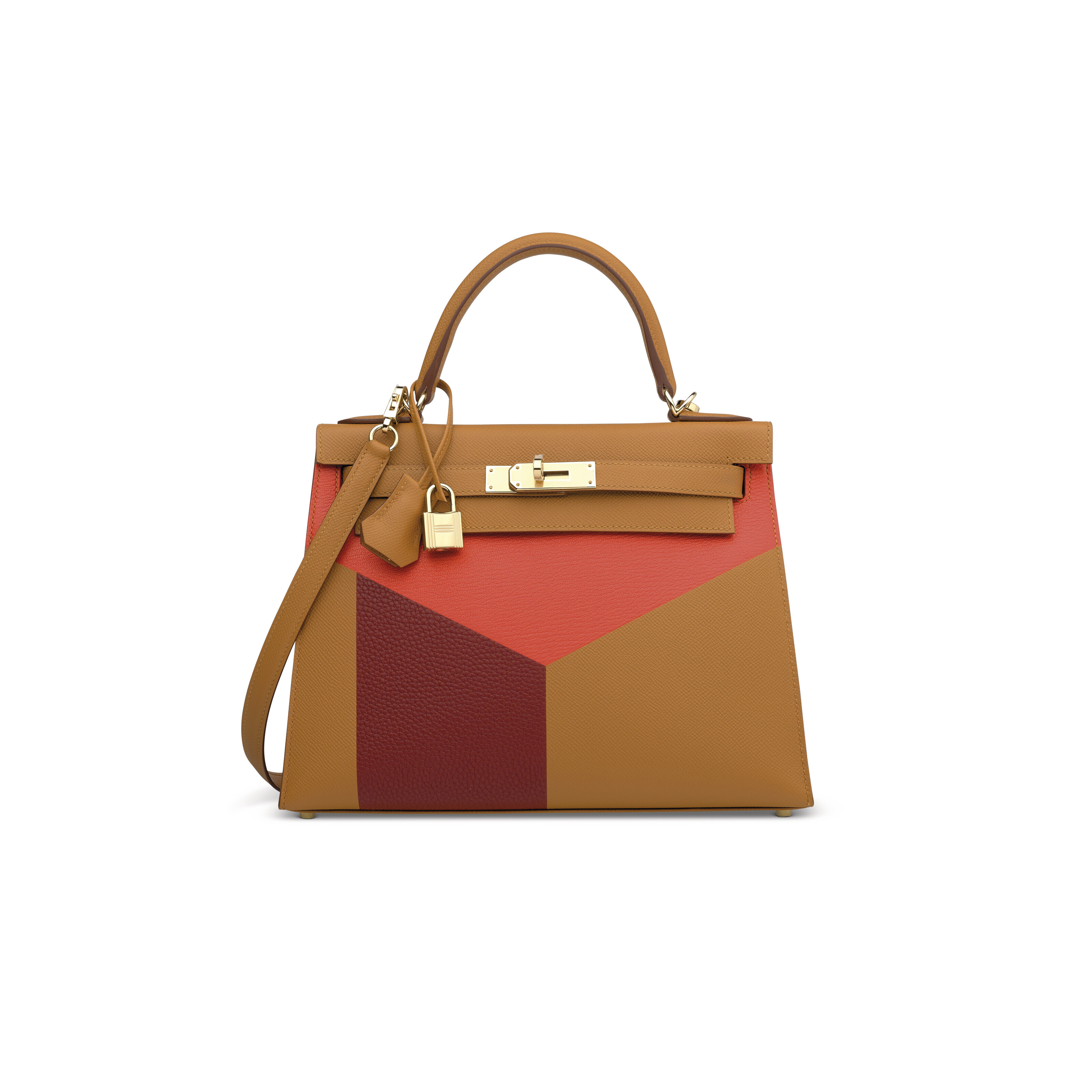 アーデル・ゴルキーニ 金 Hermès Kelly 25 Graphite Alligator Mississippienis With Gold