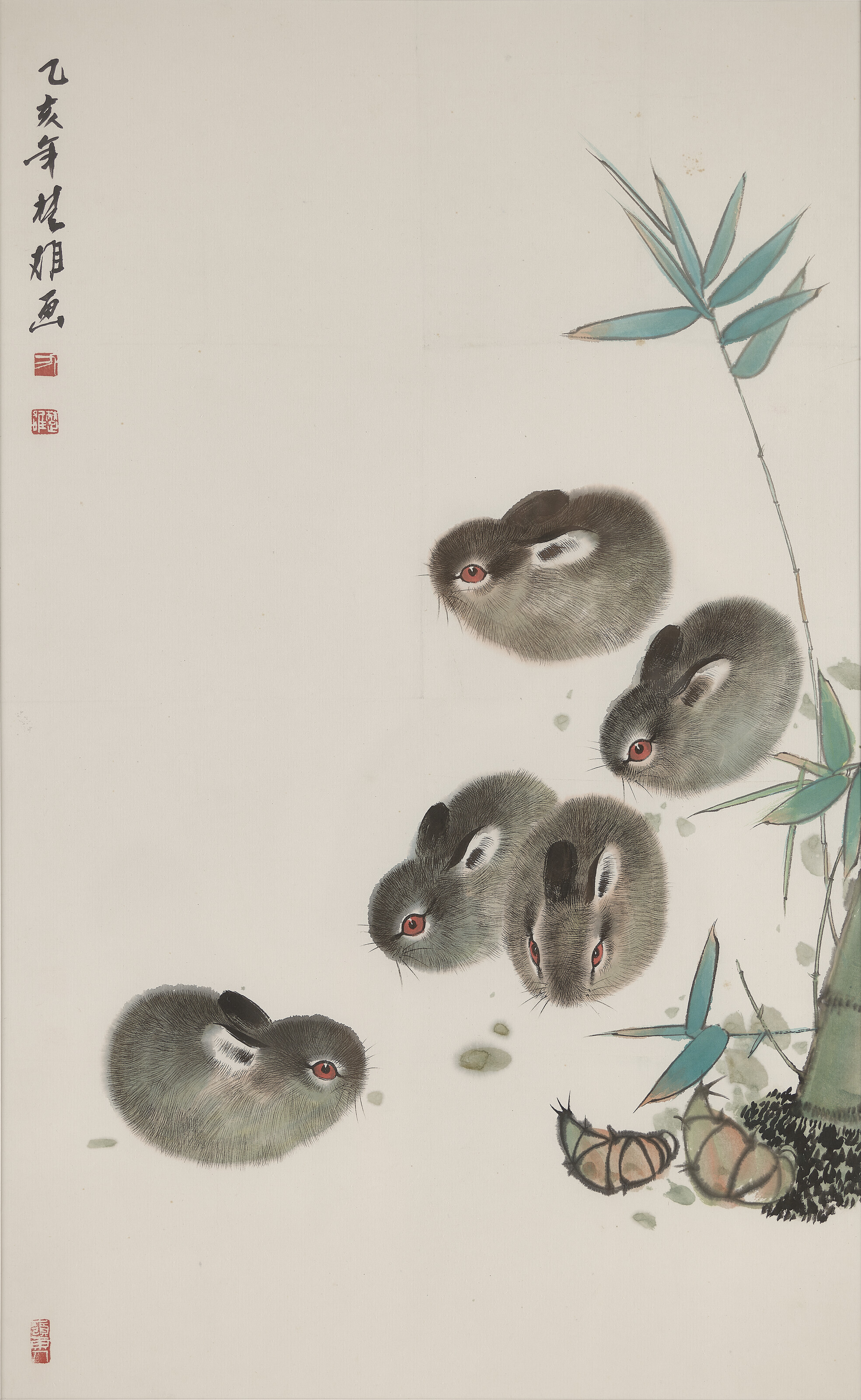 FANG CHUXIONG (B. 1950), Spring Rabbits | Christie's