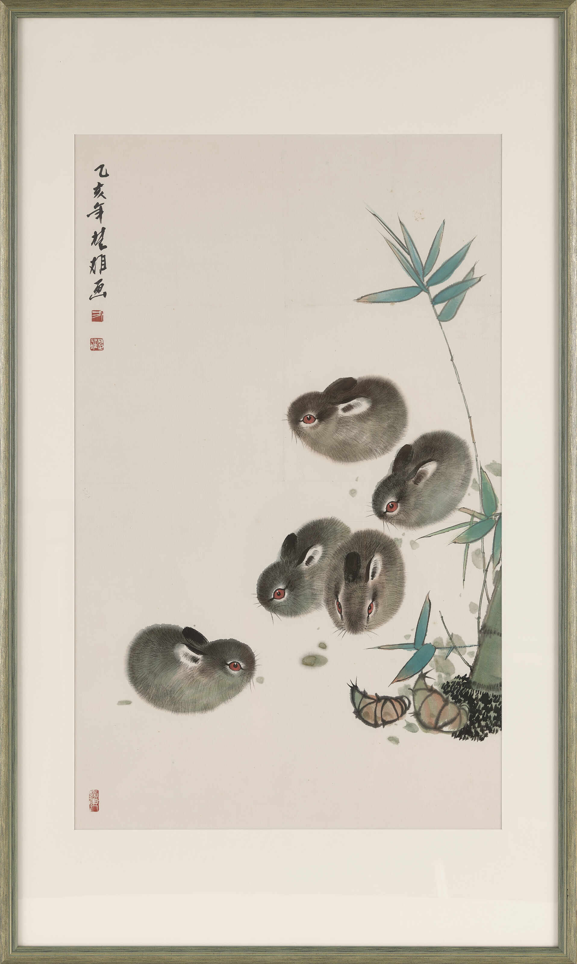 FANG CHUXIONG (B. 1950), Spring Rabbits | Christie's