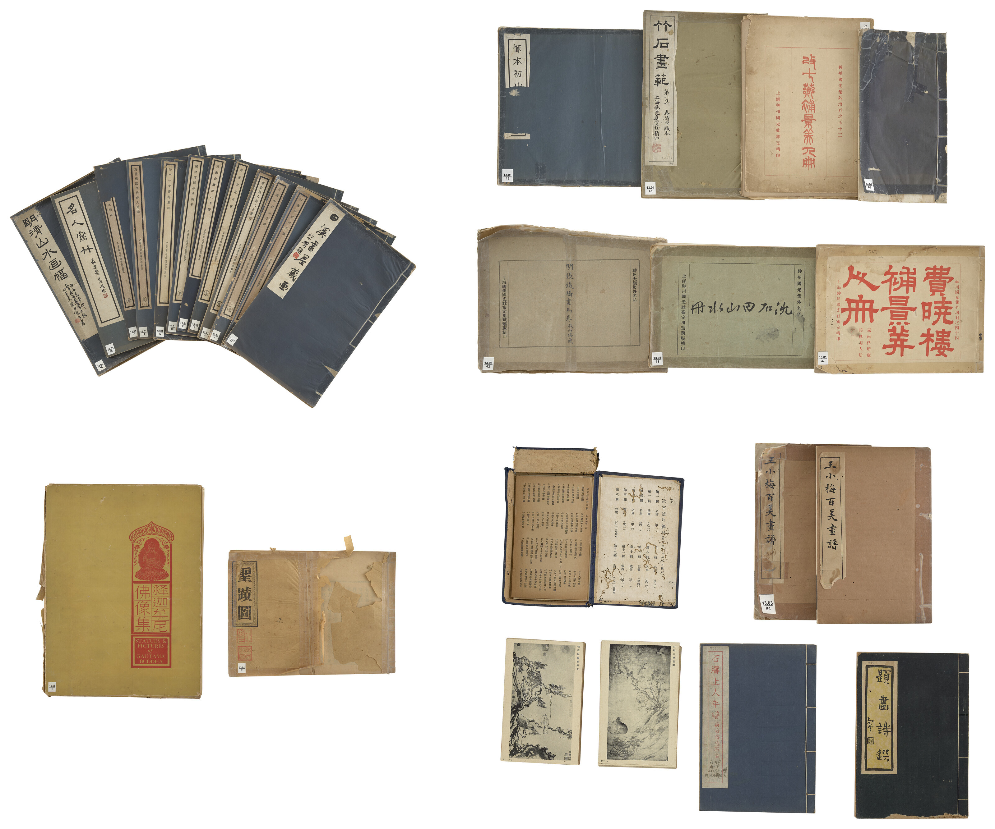 A COLLECTION OF TWENTYSIX CHINESE CLASSICAL PAINTINGS BOOKS, Christie’s