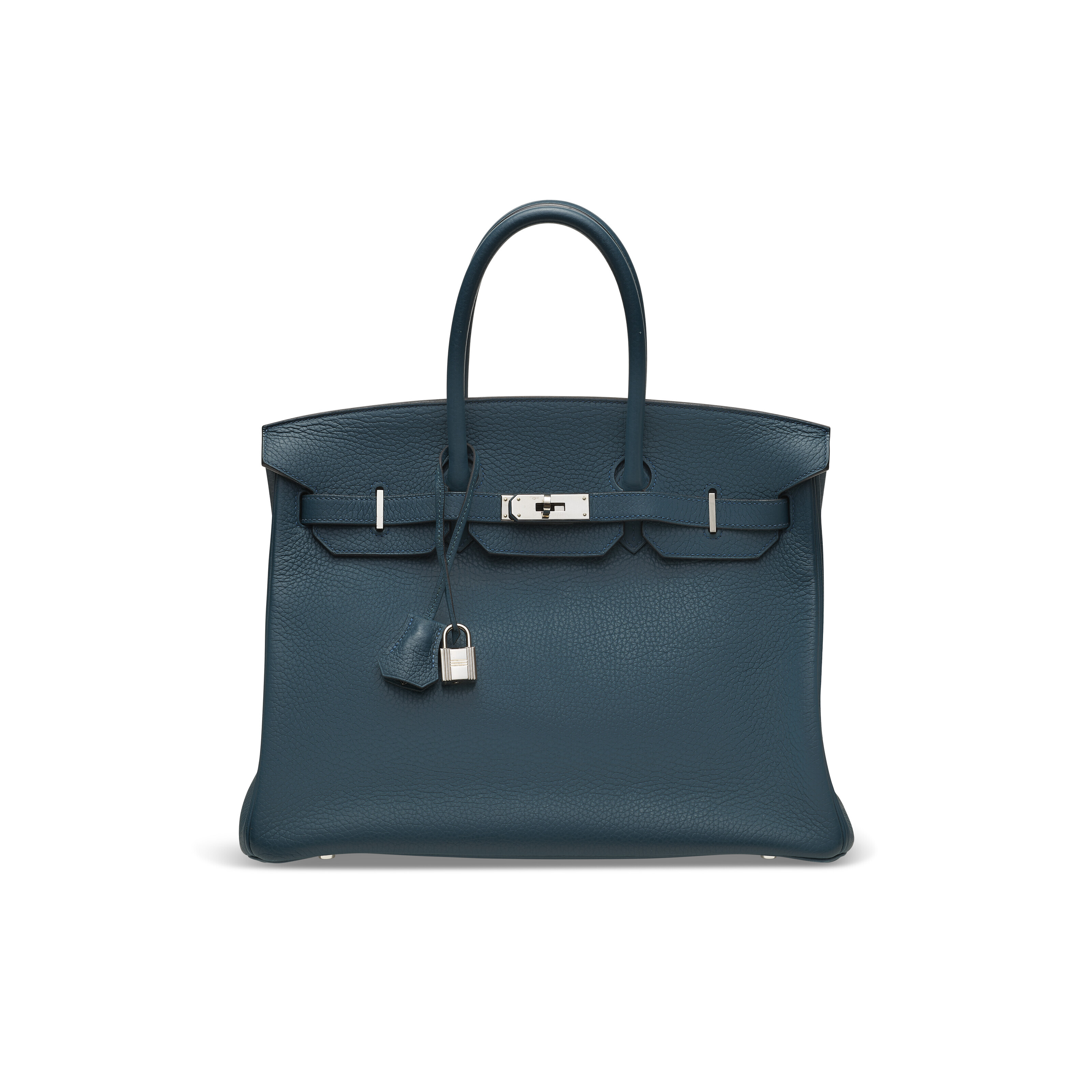 A COLVERT CL MENCE LEATHER BIRKIN 35 WITH PALLADIUM HARDWARE