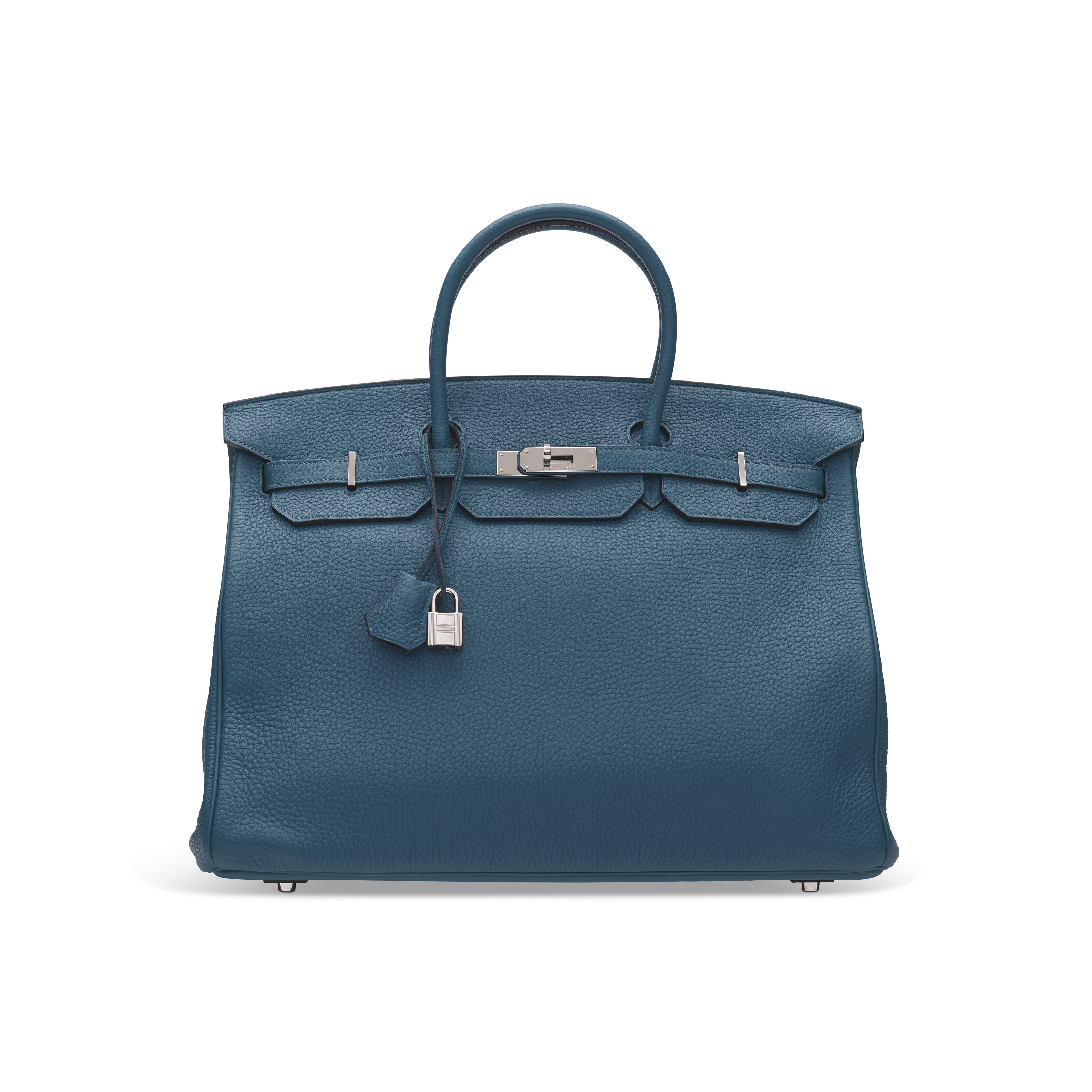 A COLVERT CLÉMENCE LEATHER BIRKIN 35 WITH PALLADIUM HARDWARE