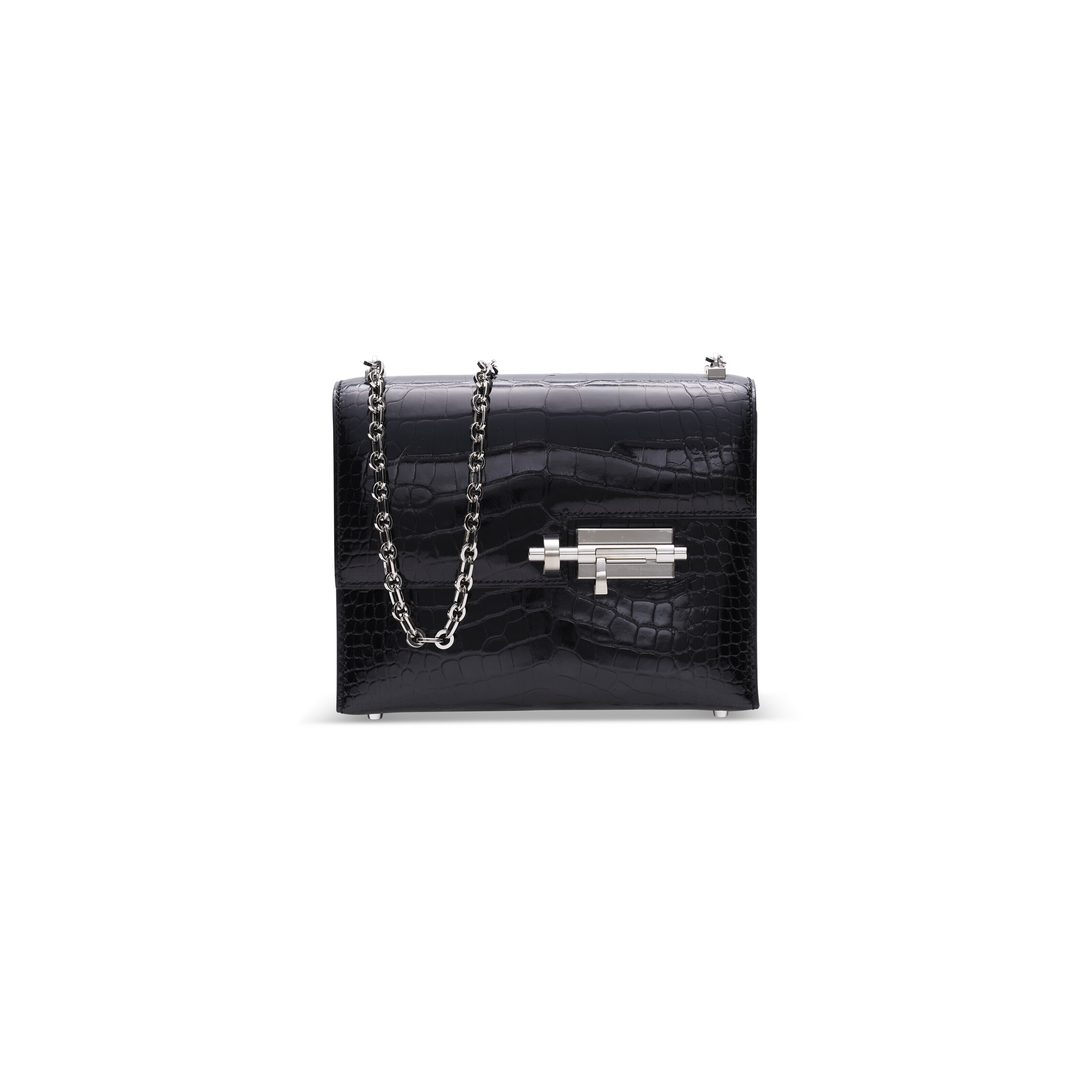 Verrou HermÃ¨s Mini Bag A BLACK EPSOM LEATHER MINI
