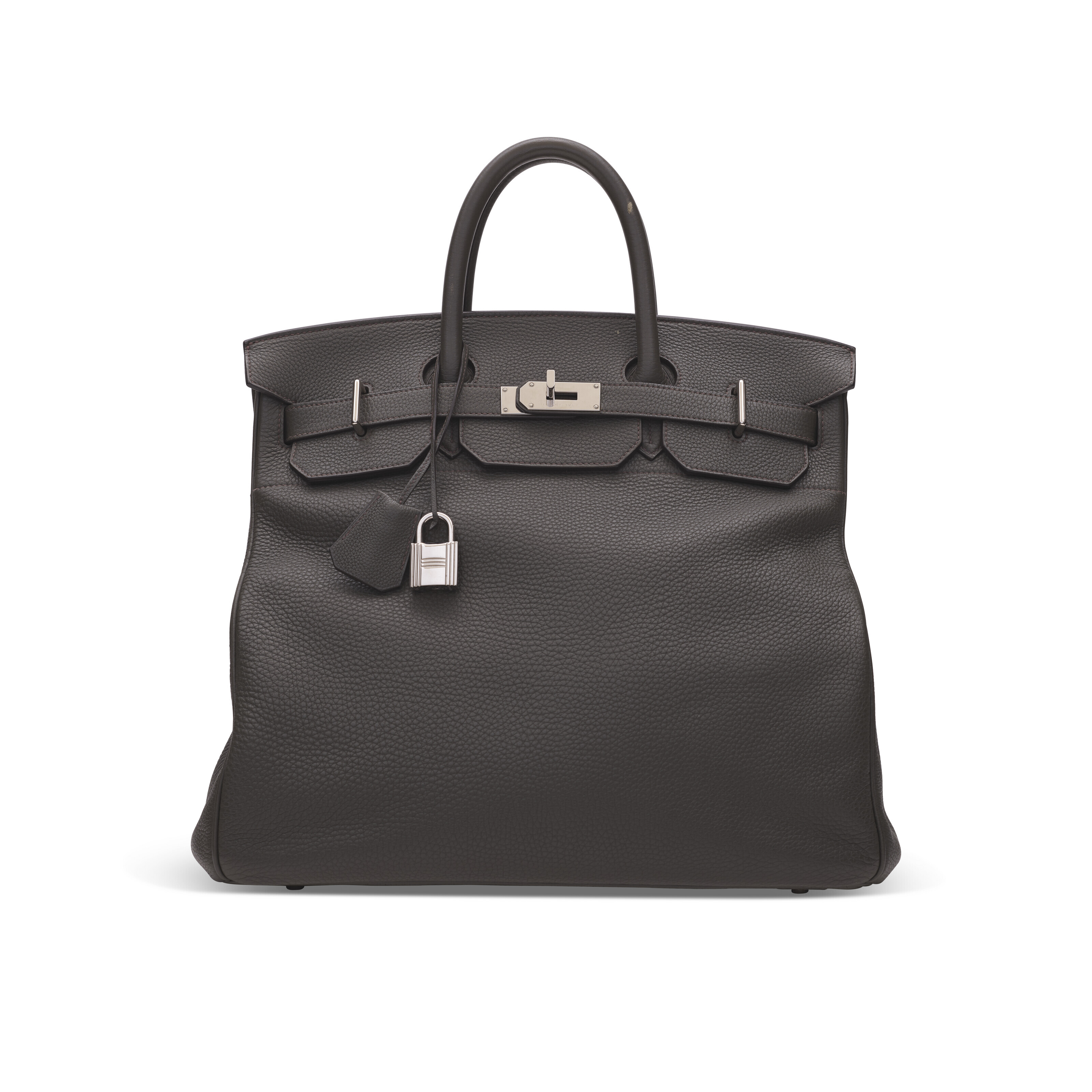 A VERT DE GRIS CLÉMENCE LEATHER HAC BIRKIN 40 WITH PALLADIUM