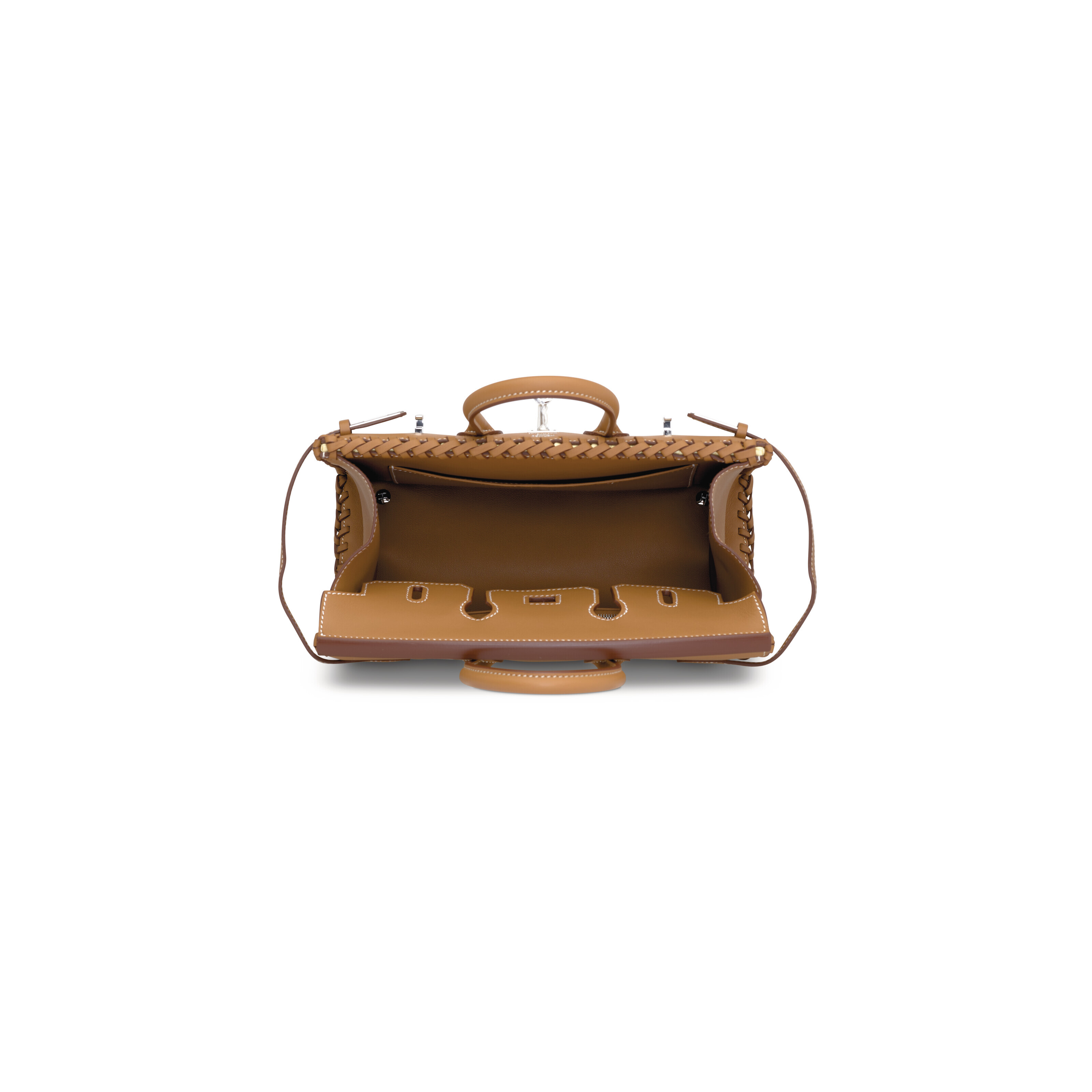 A LIMITED EDITION GOLD SWIFT LEATHER & OSIER PICNIC BIRKIN 25