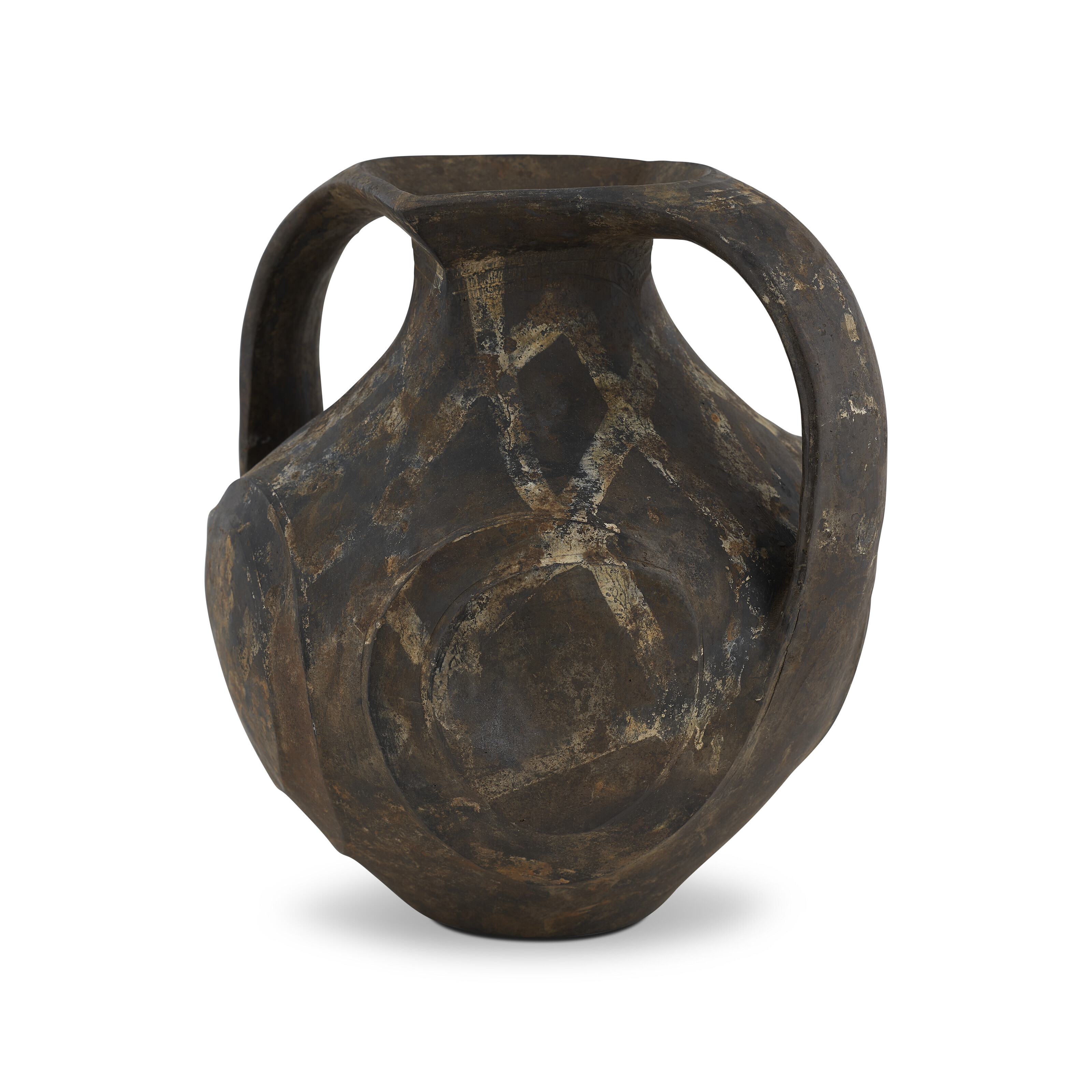 漢黑陶雙耳罐, HAN DYNASTY (206 BC- AD 220) | Christie's