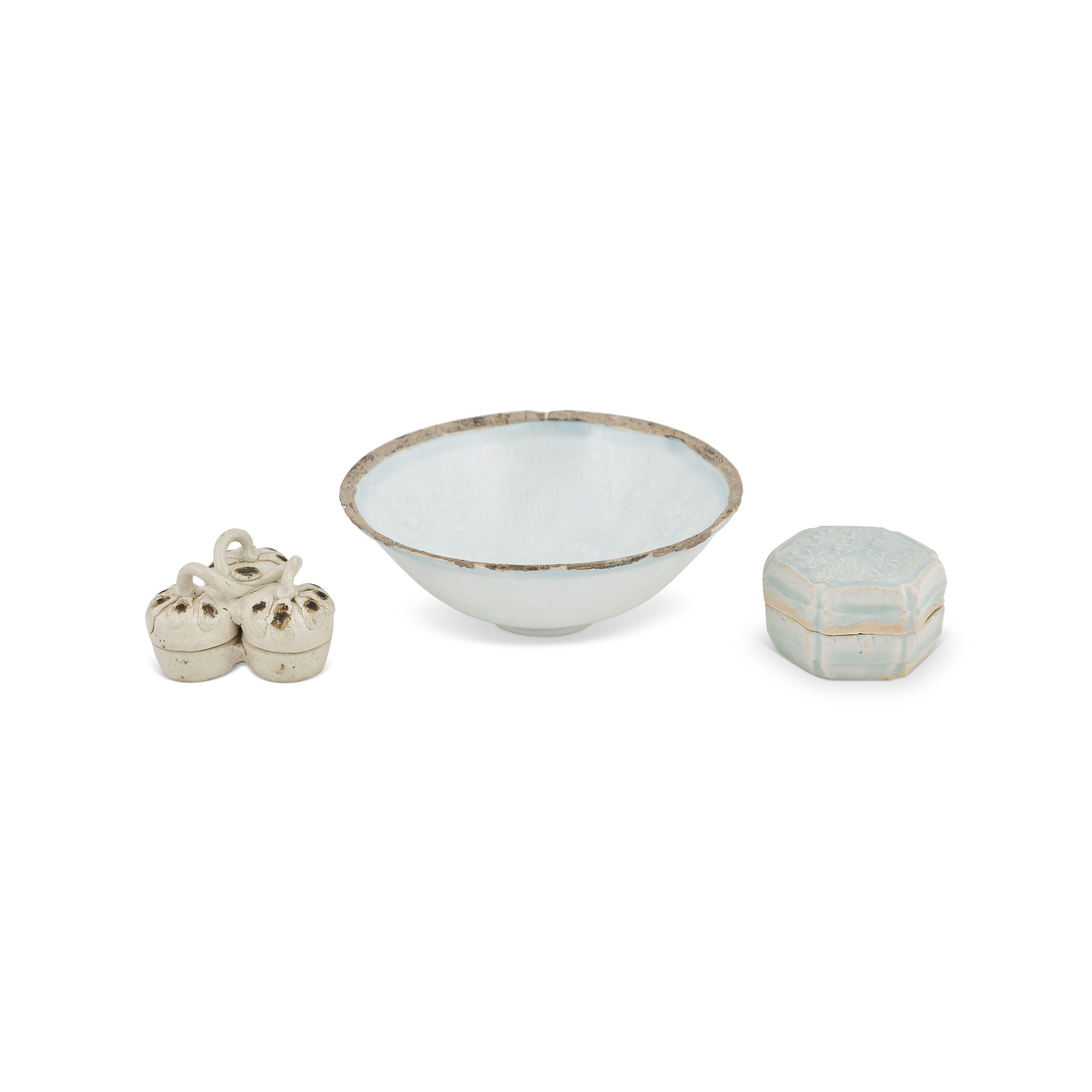 THREE QINGBAI VESSELS, SONG-YUAN DYNASTY (960-1368) | Christie's