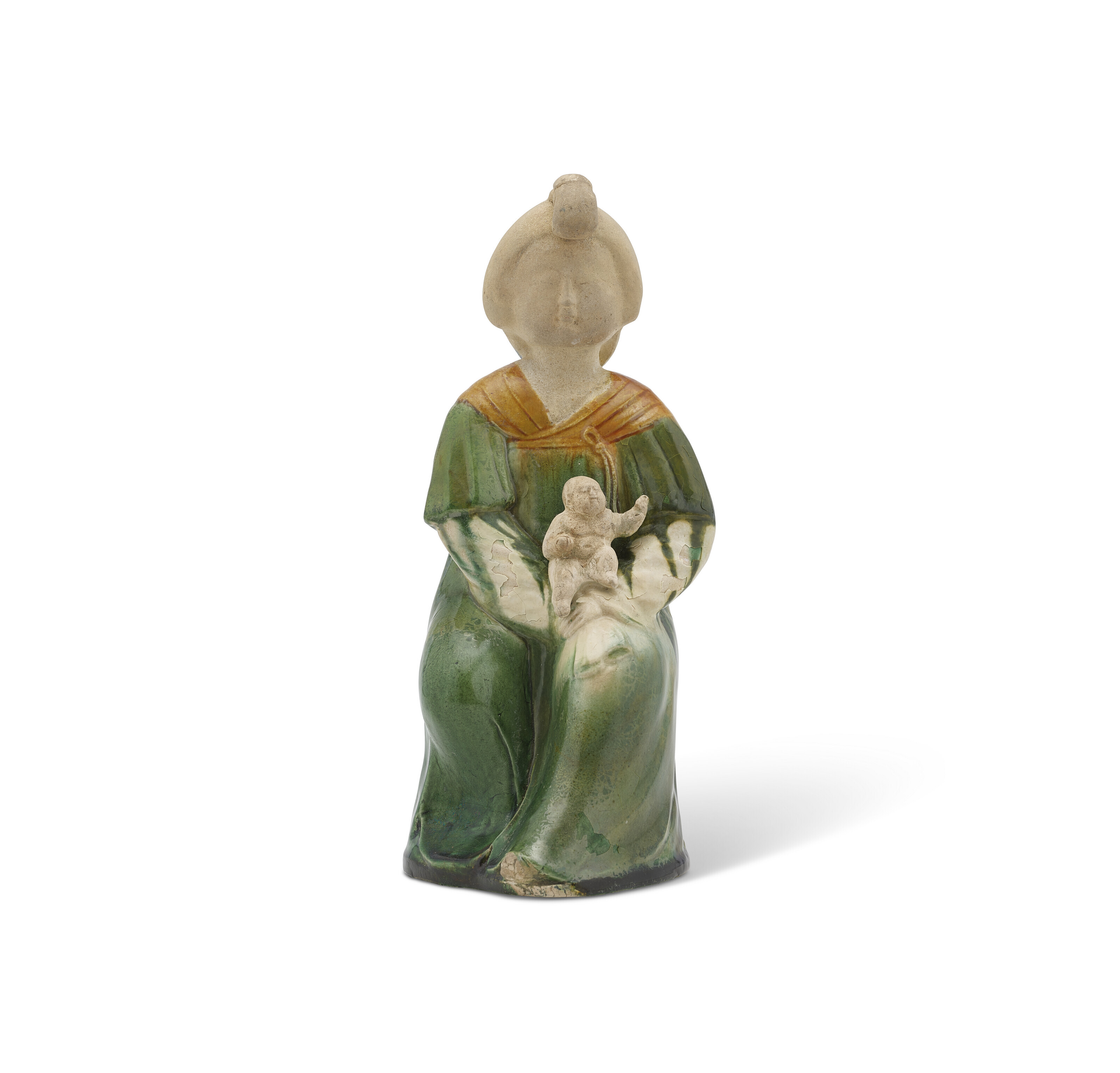 A YUE CELADON FROG-FORM WATER POT, WESTERN JIN DYNASTY (AD