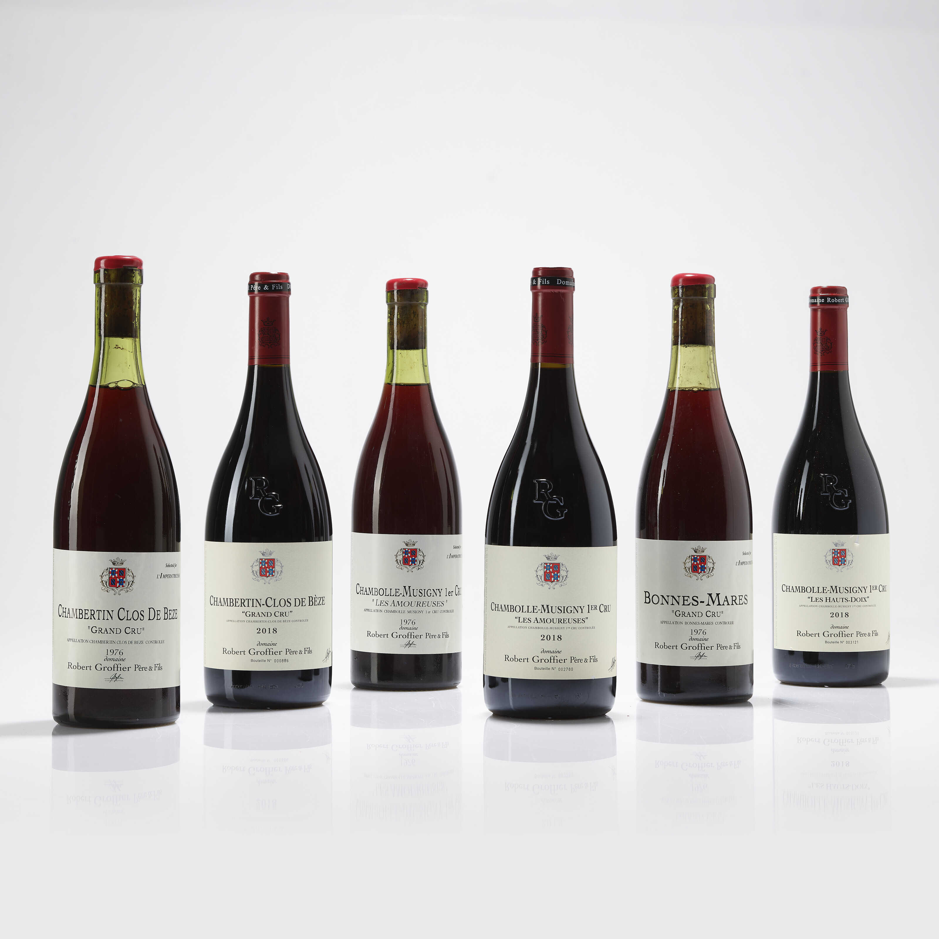 Mixed 1976 & 2018 Domaine Robert Groffier, 1976 Bonnes-MaresLate ...