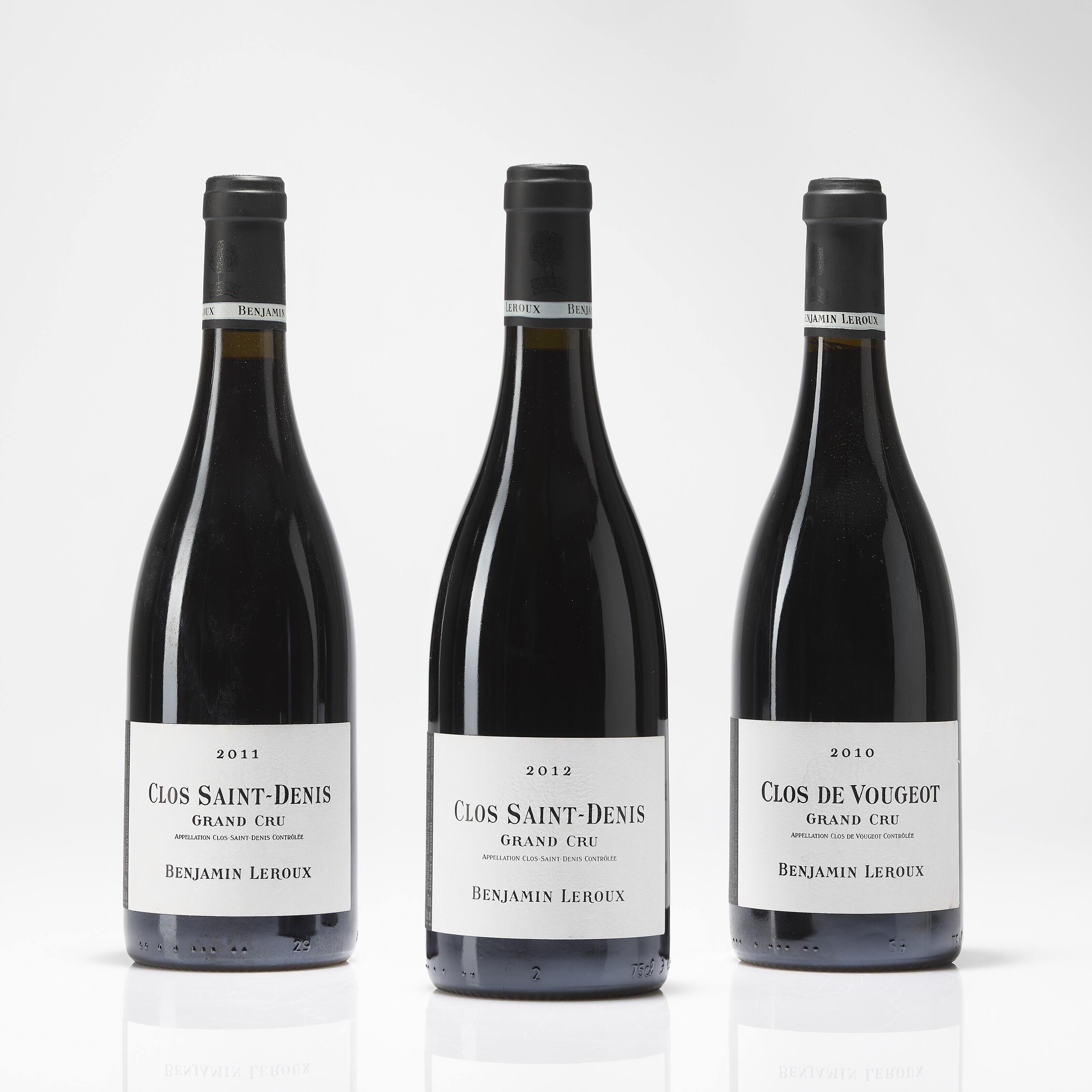 Benjamin Leroux, Clos Saint-Denis 2012, One very slightly scuffed label ...