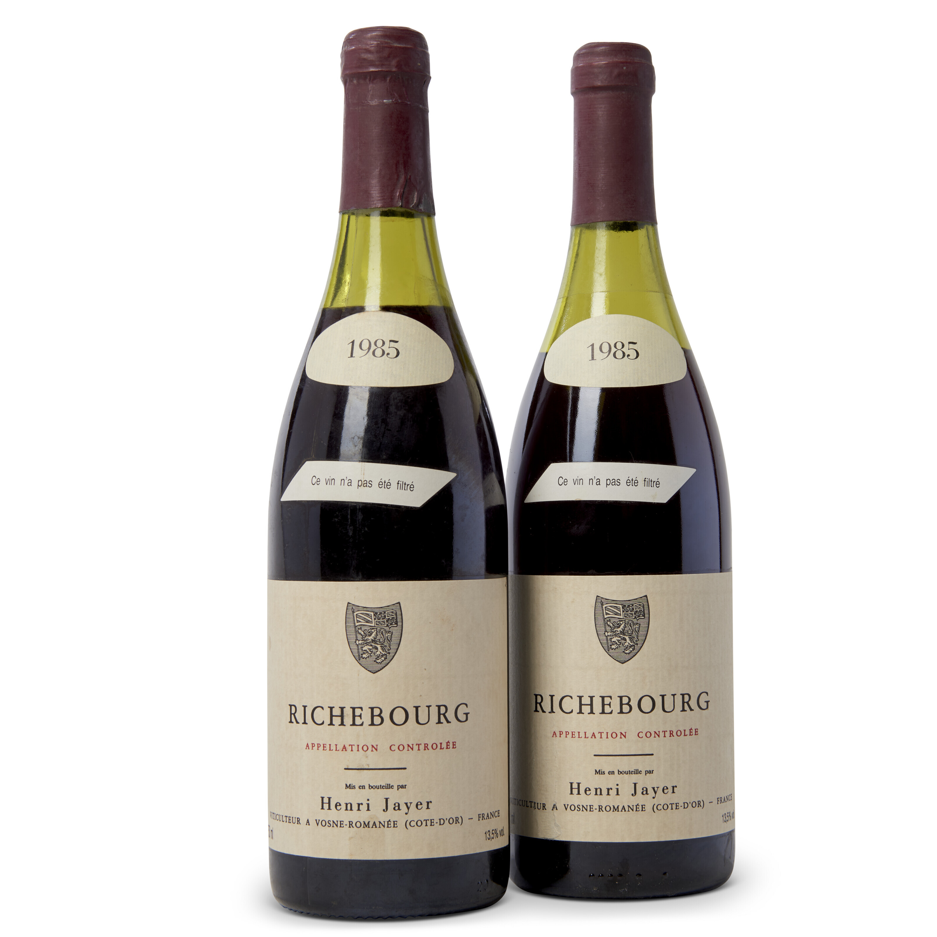 【空瓶】Henri Jayer Vosne-Romanée 1983 Henri Jayer, Vosne-Romanée Cros Parantoux 1983 | Christie's