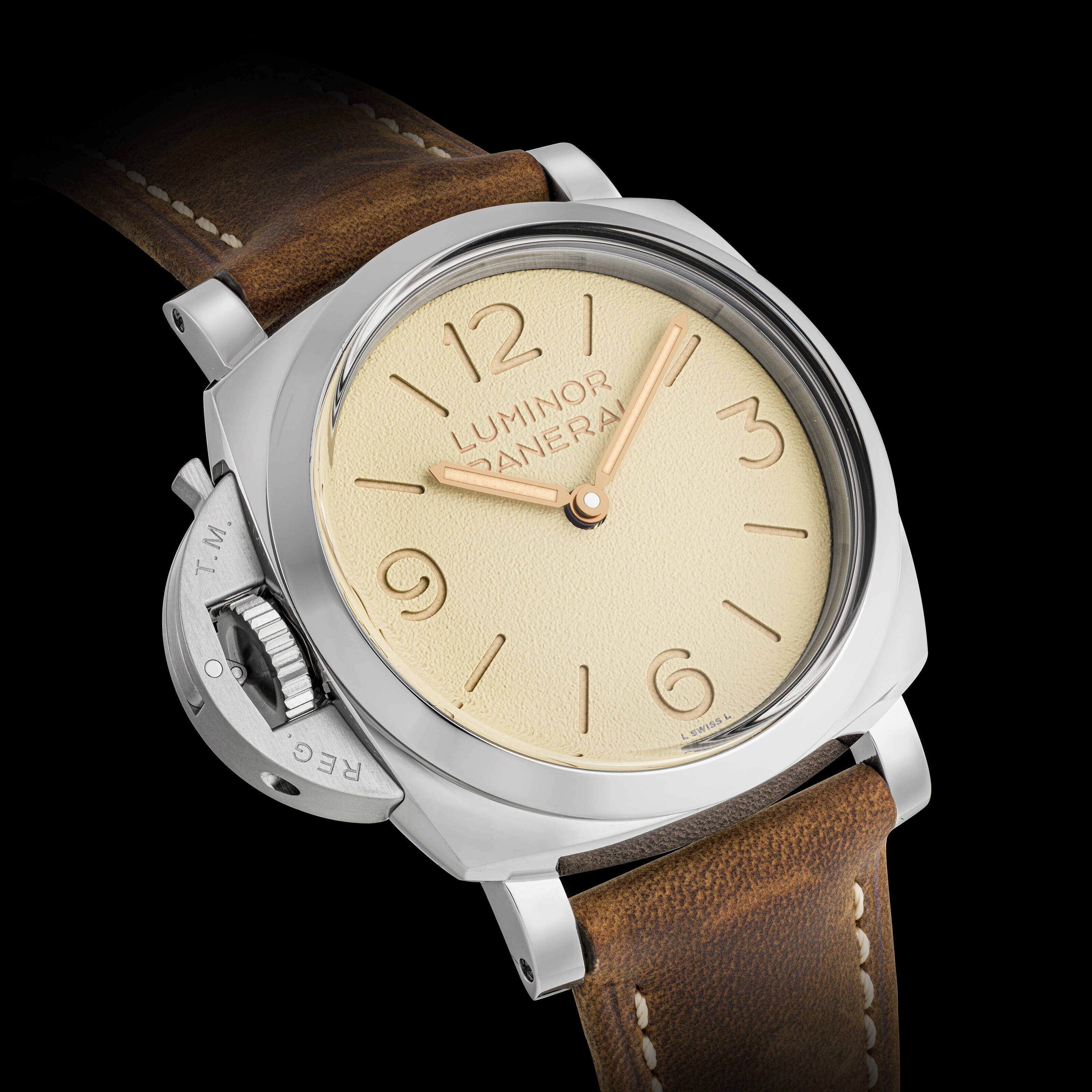 PANERAI, TUTTONERO LUMINOR 1950 DAYS GMT AUTOMATIC CERAMICA, REF