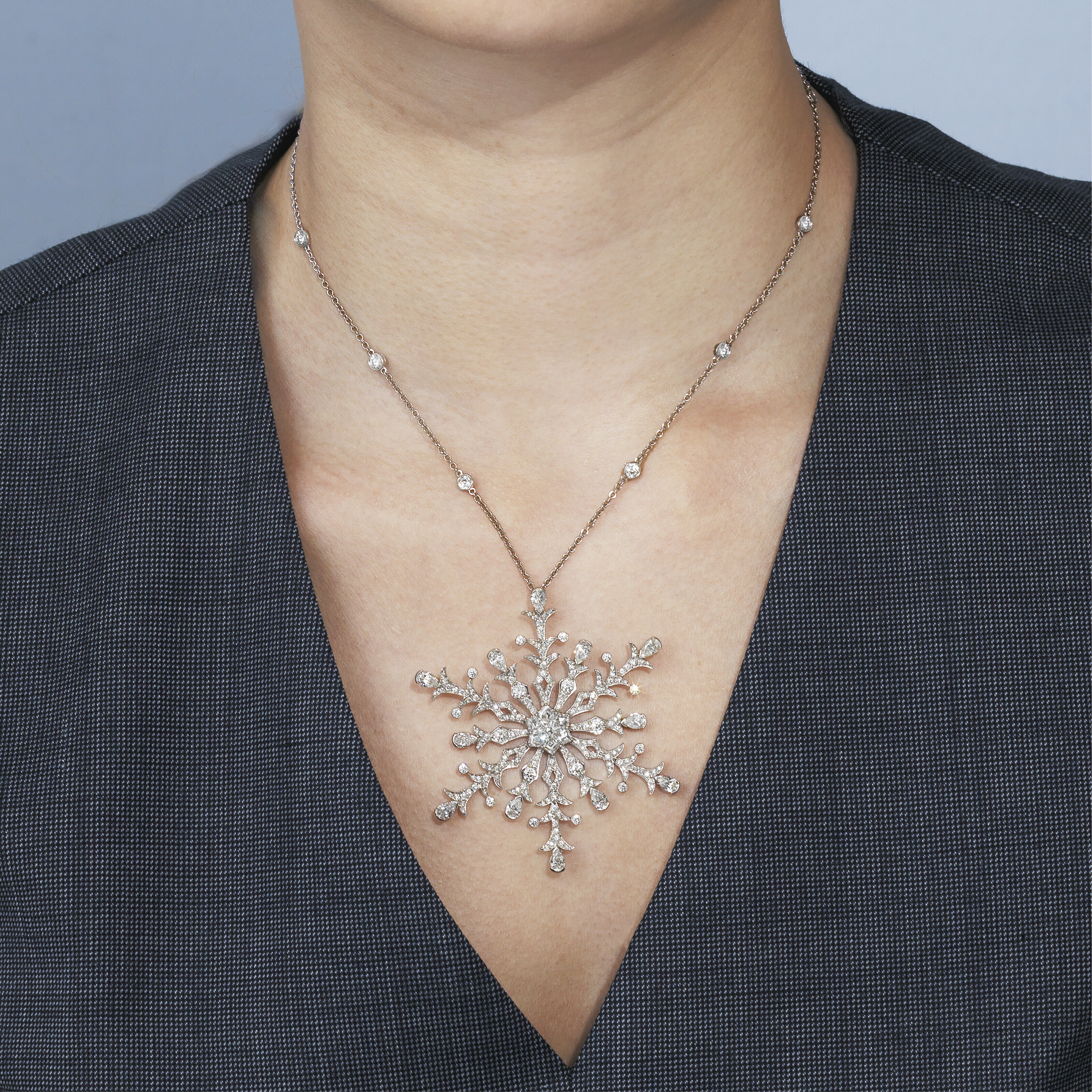 Tiffany hotsell snowflake earrings