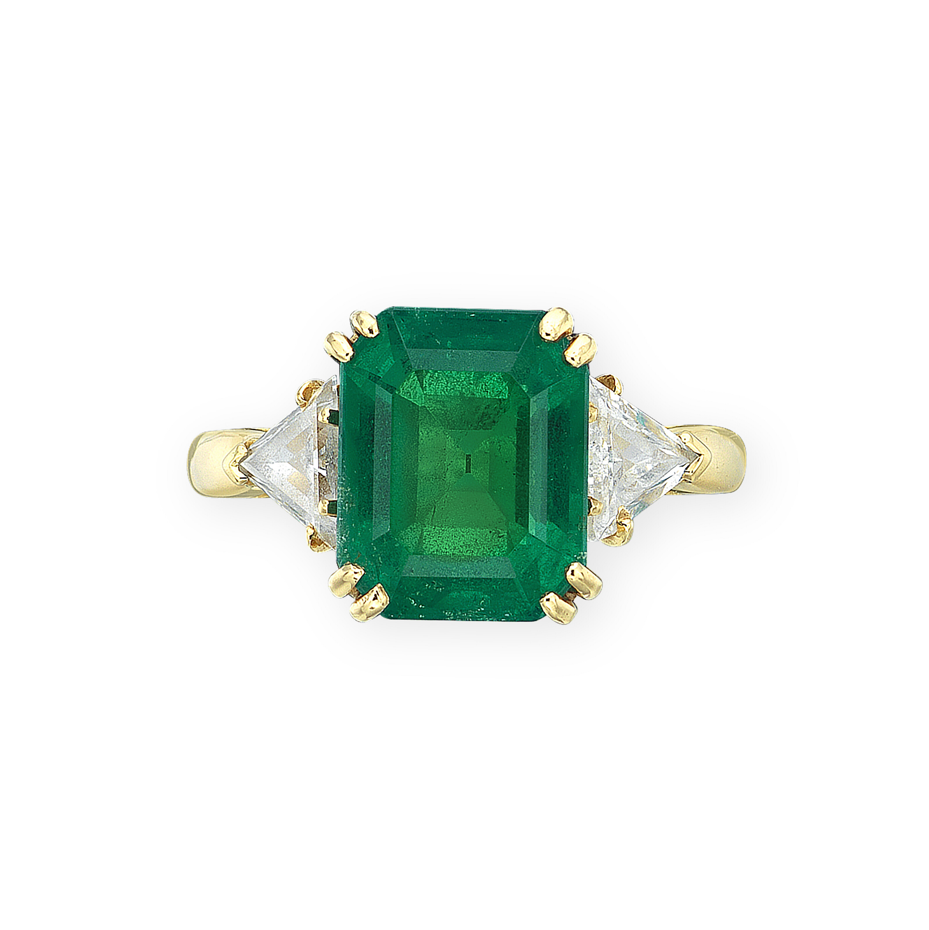 NO RESERVE BOUCHERON EMERALD AND DIAMOND RING Christie s