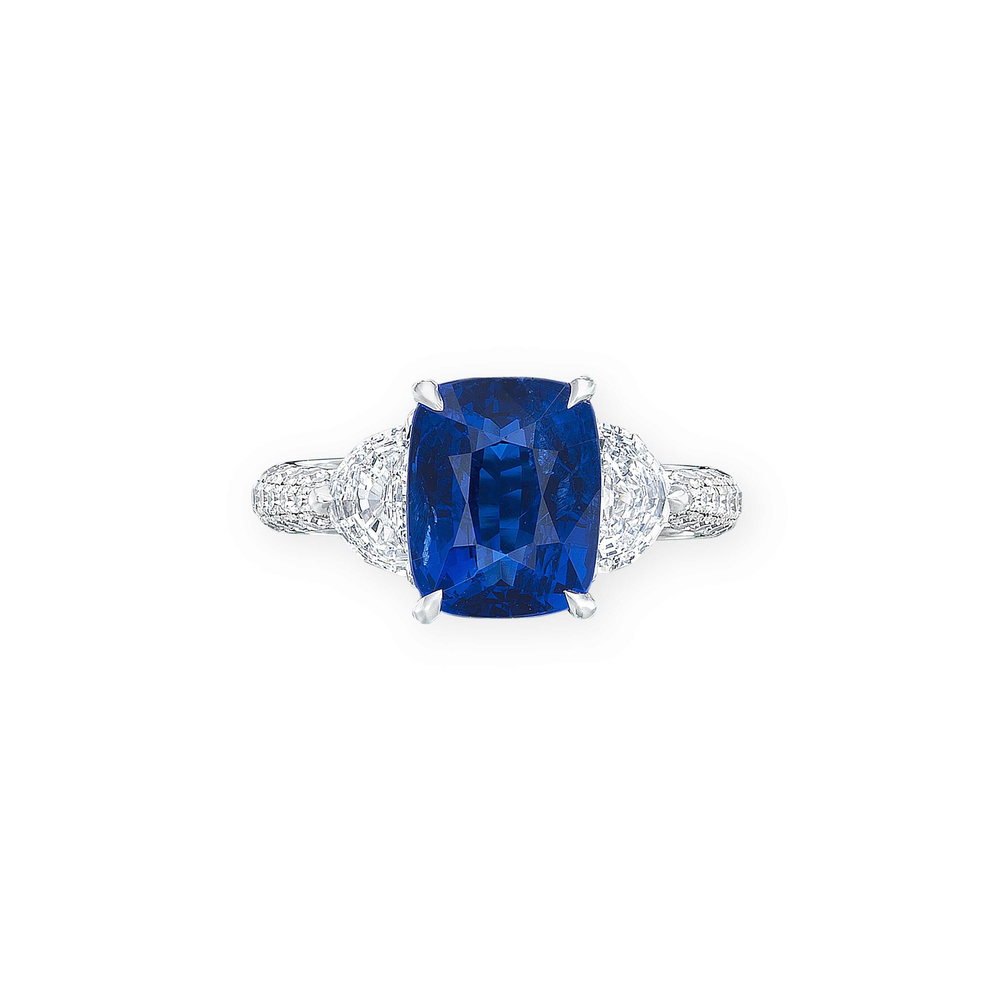 COBALT SPINEL AND DIAMOND RING | Christie's
