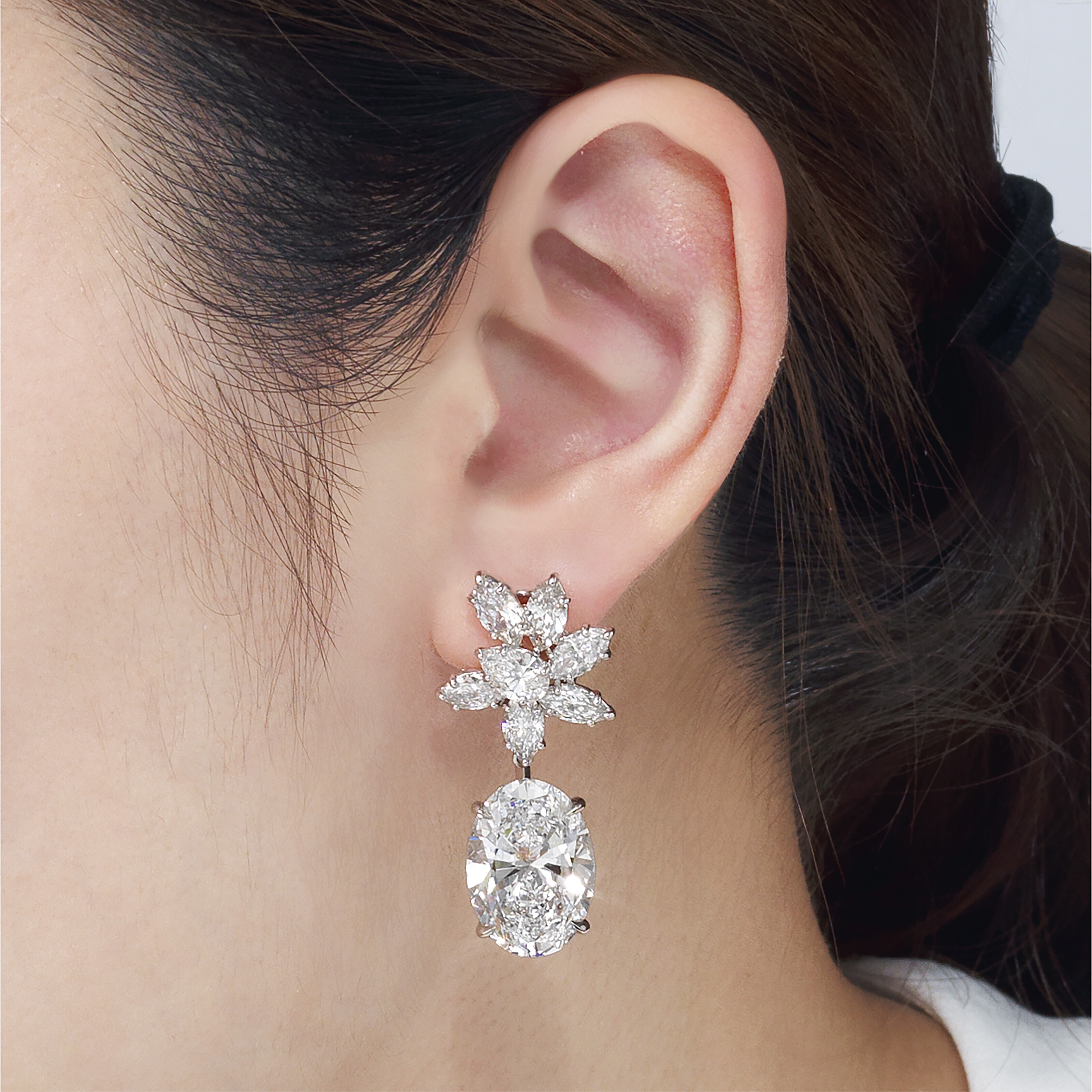 Winston cluster earrings best sale